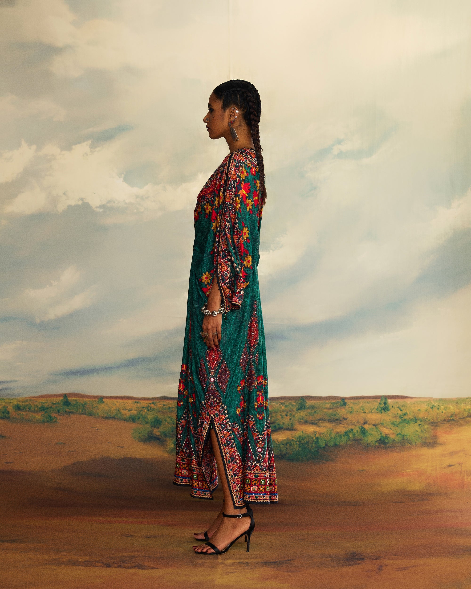 Kutch : Rasika - Teal