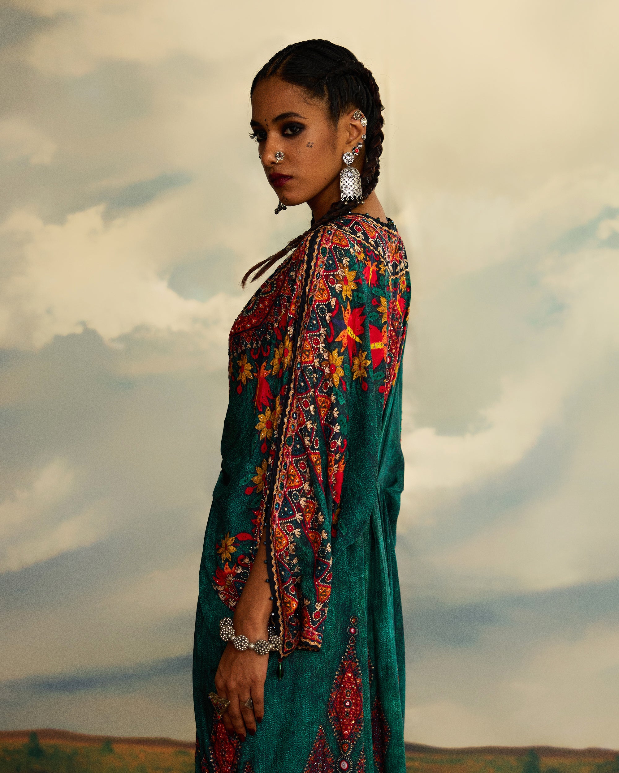 Kutch : Rasika - Teal