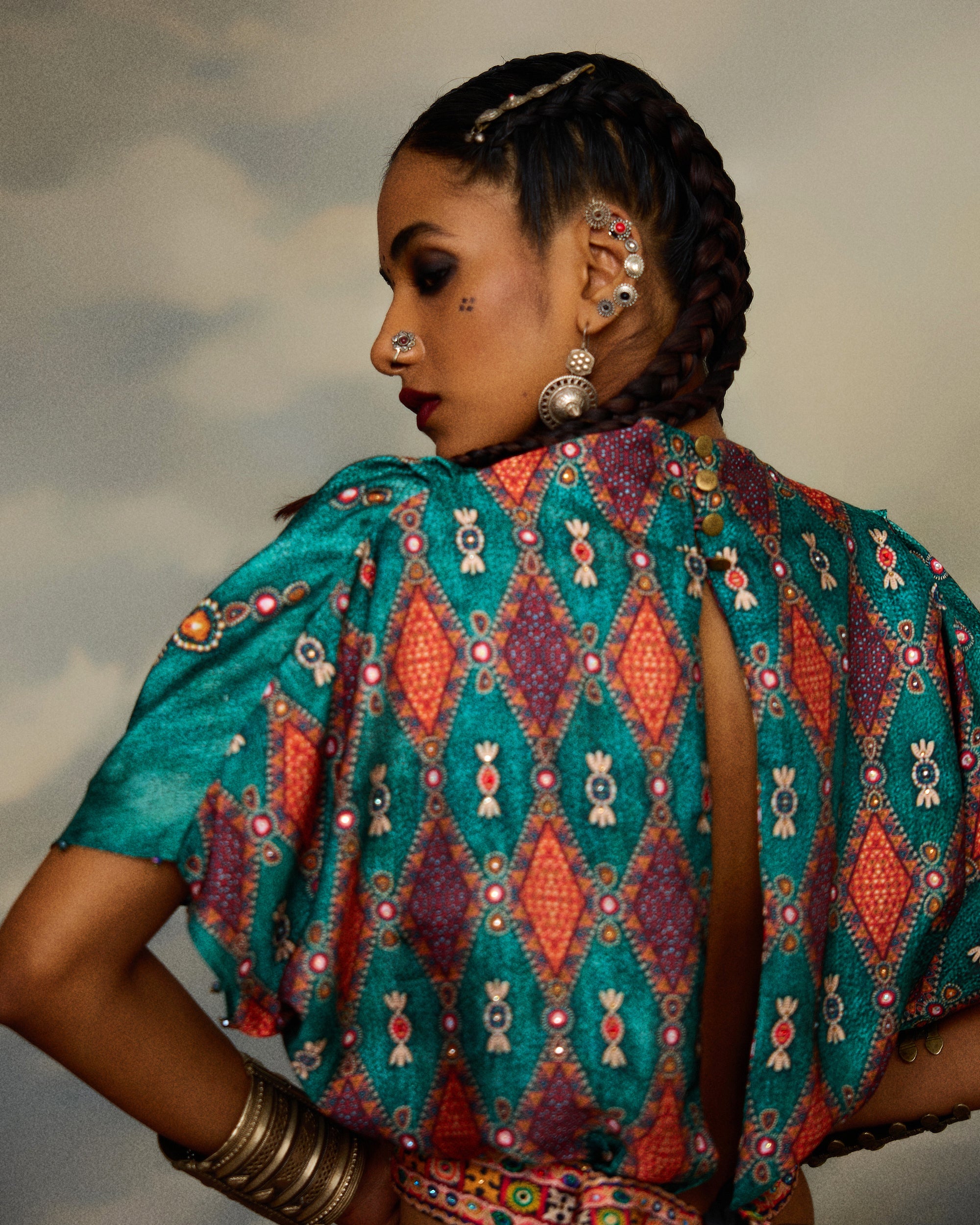 Kutch : Varsha Leela - Teal