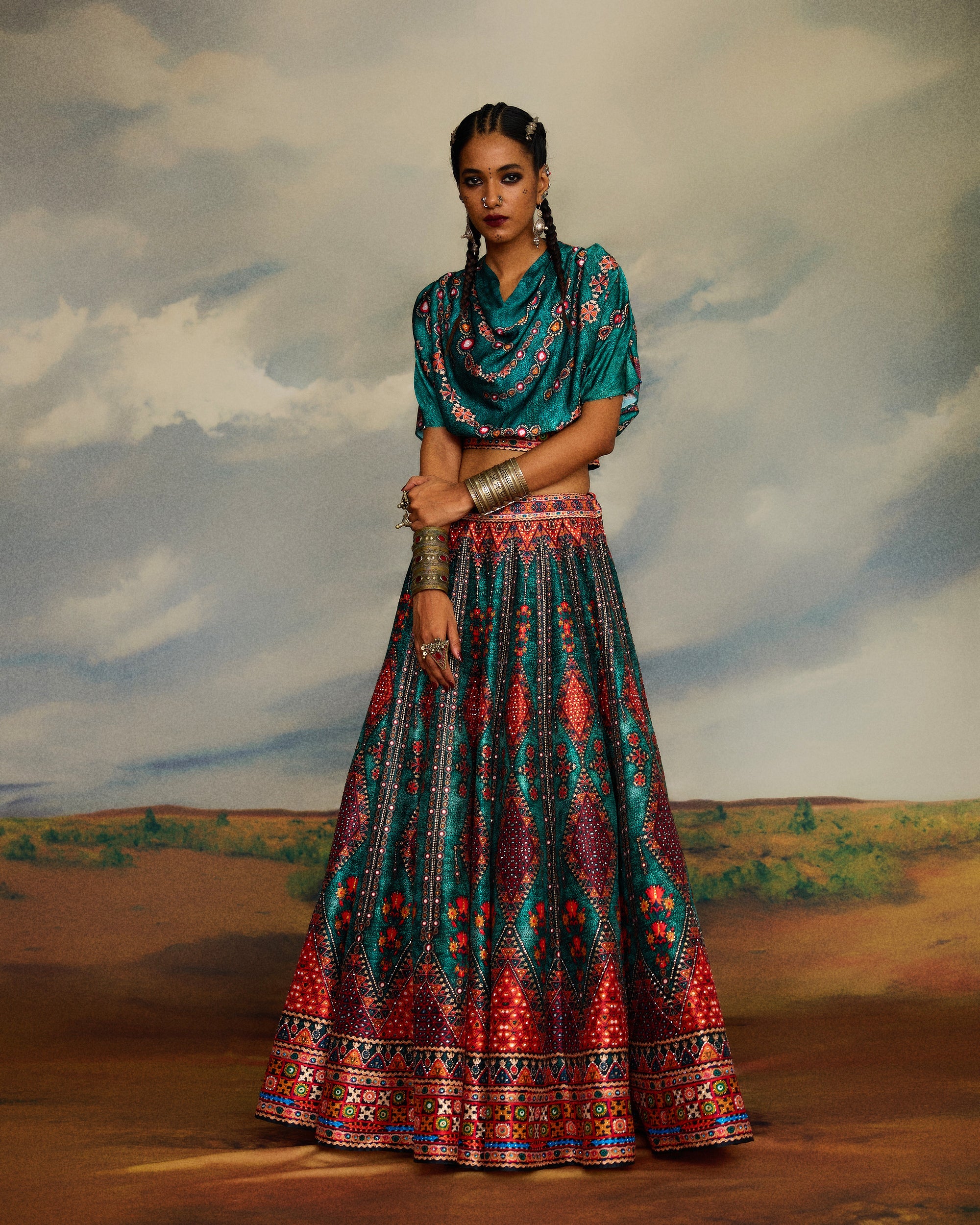 Kutch : Varsha Leela - Teal