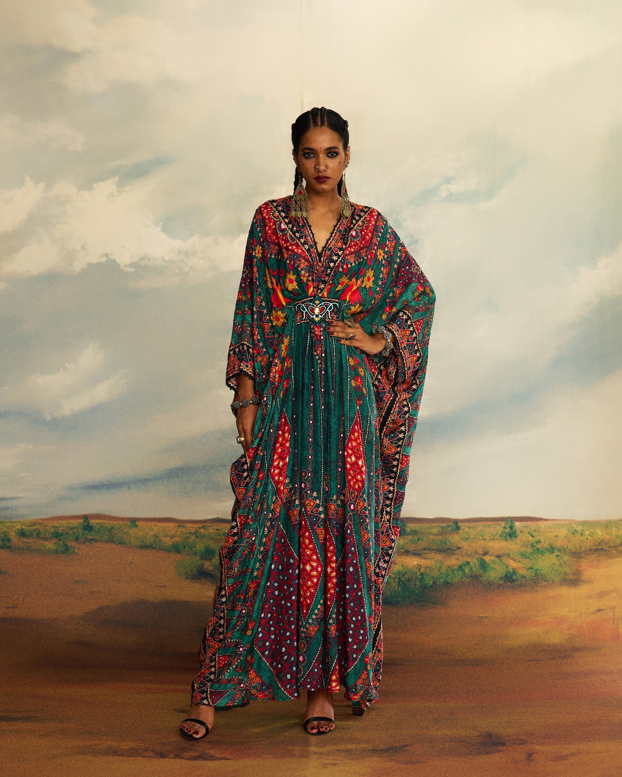 Kutch : Imama - Teal