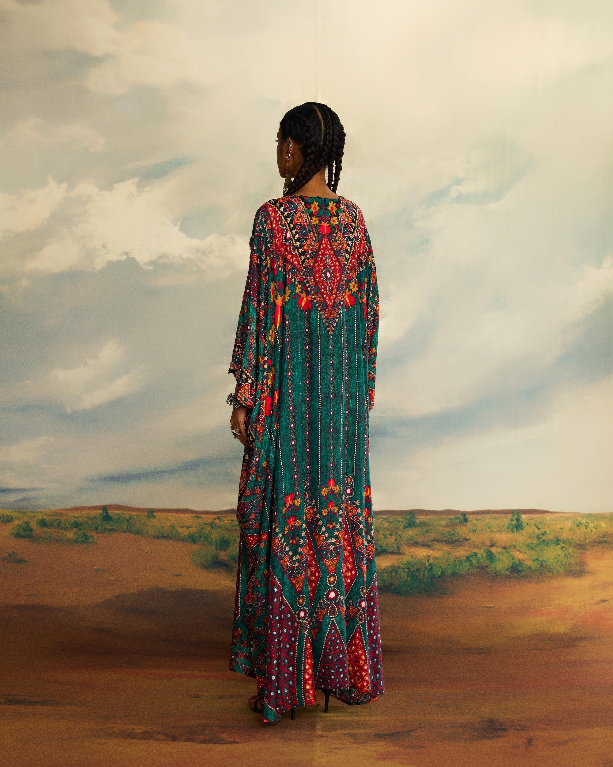 Kutch : Imama - Teal
