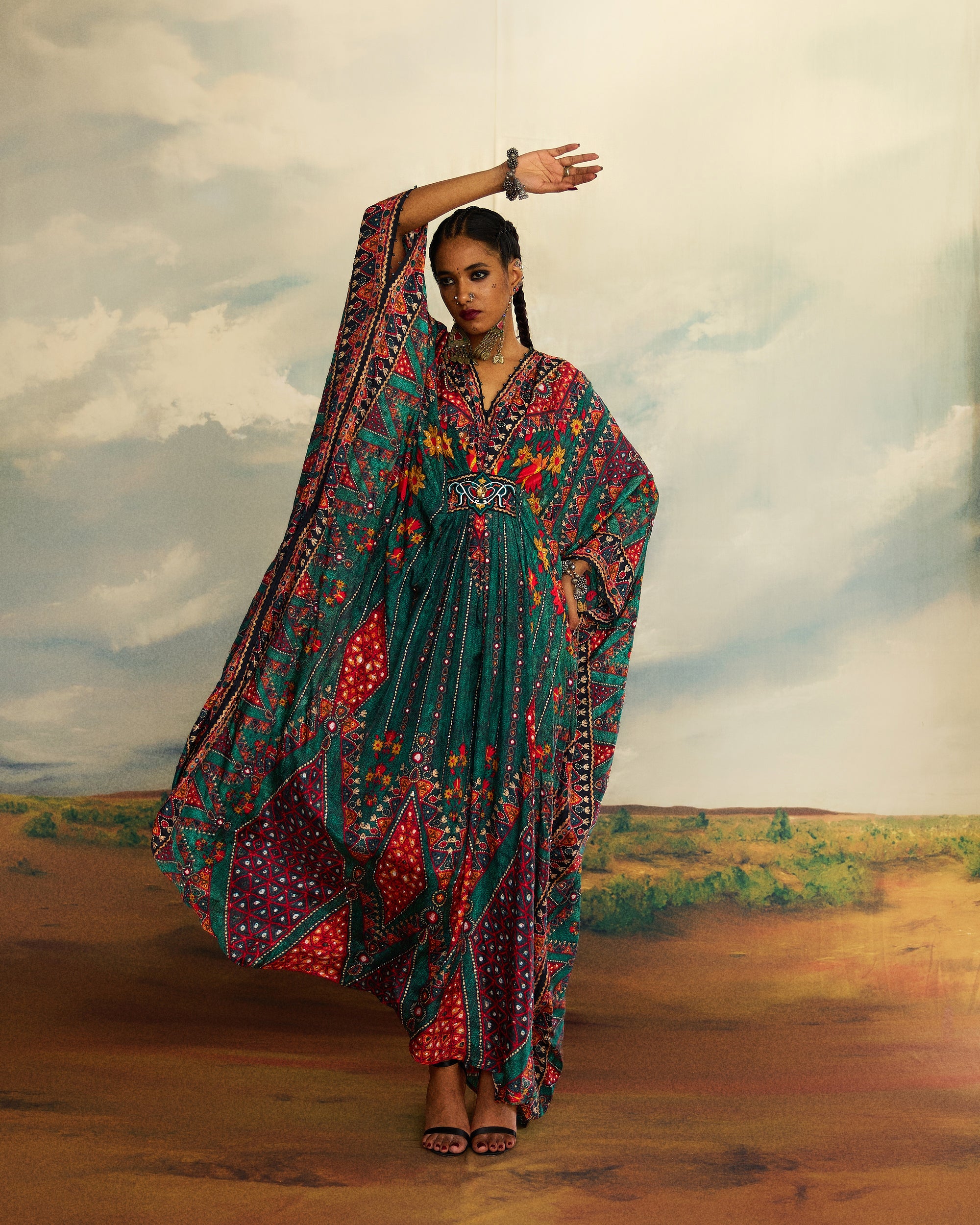 Kutch : Imama - Teal