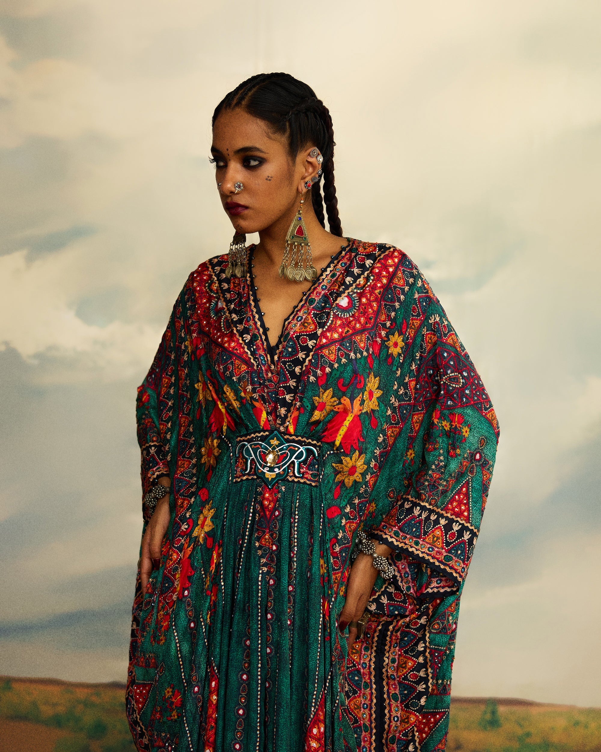Kutch : Imama - Teal