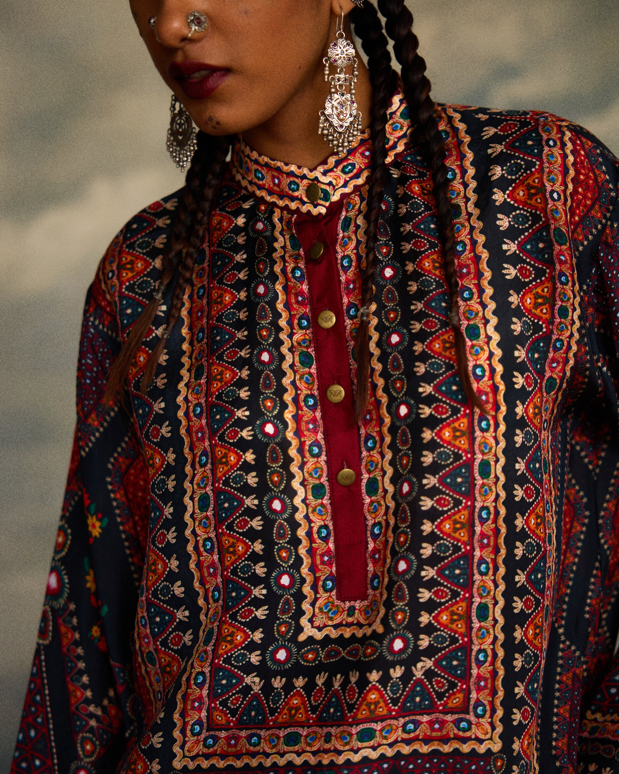 Kutch : Baaka - Charcoal