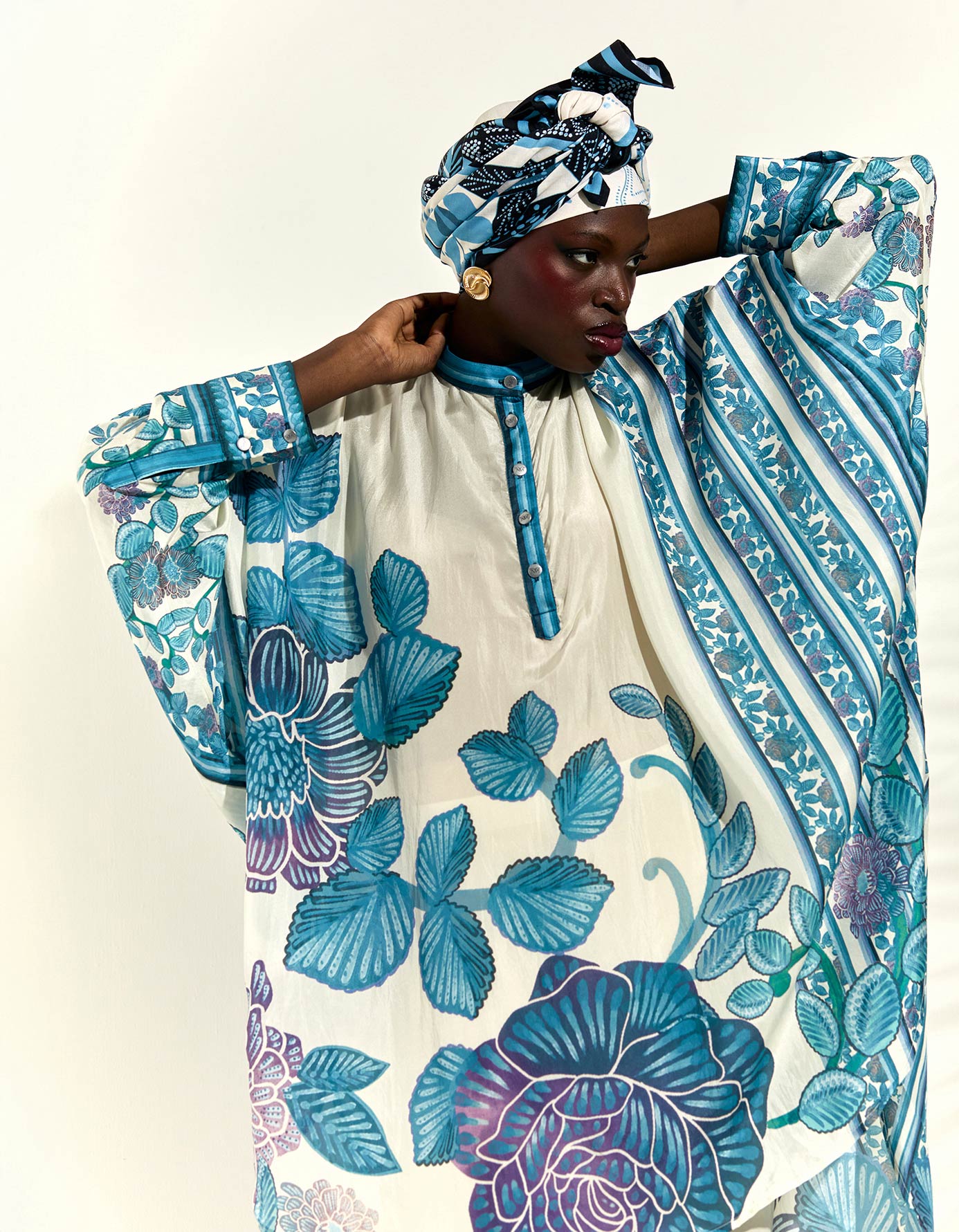 Jamaica : Mabel - Ivory/Blue