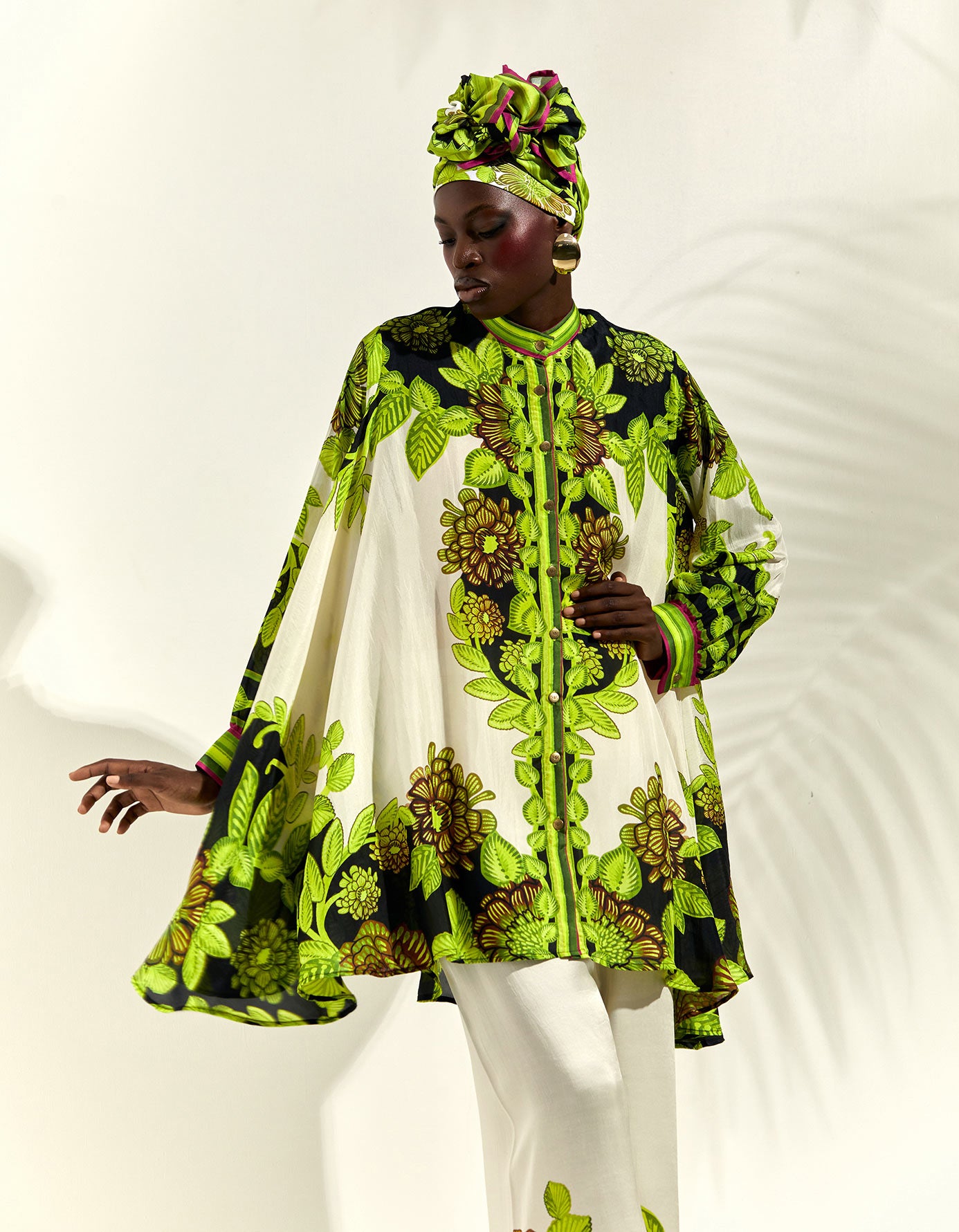Jamaica : Nilofer - Ivory/Lime