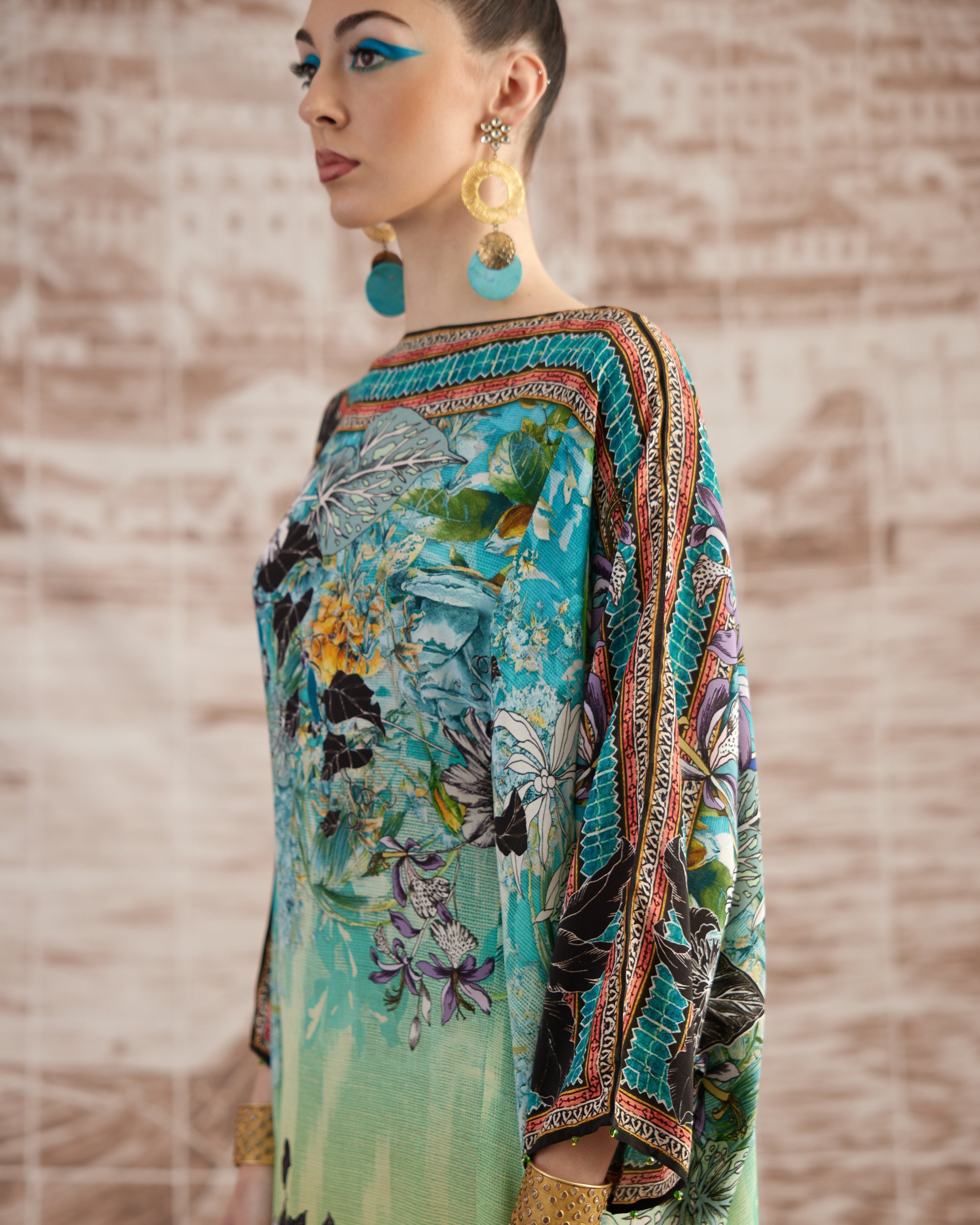 Love in Portofino (Maldives) : Aayat - Aqua/Lime