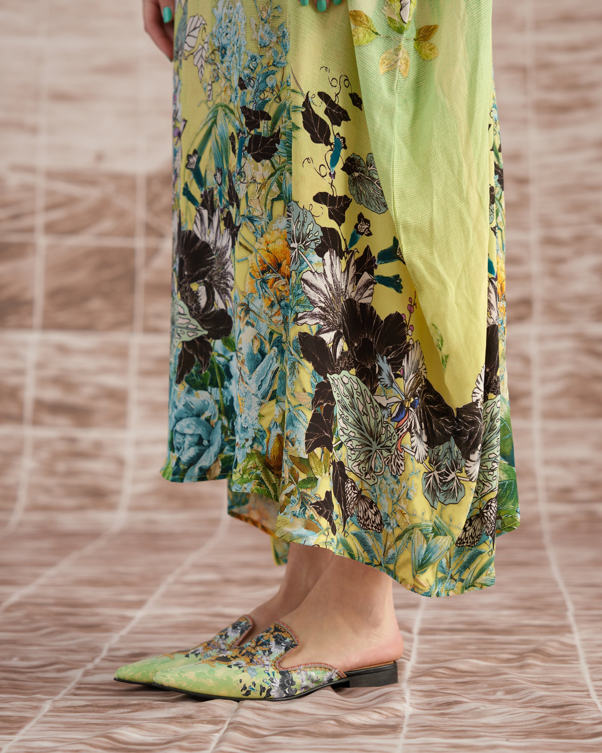 Love in Portofino (Maldives) : Aayat - Aqua/Lime