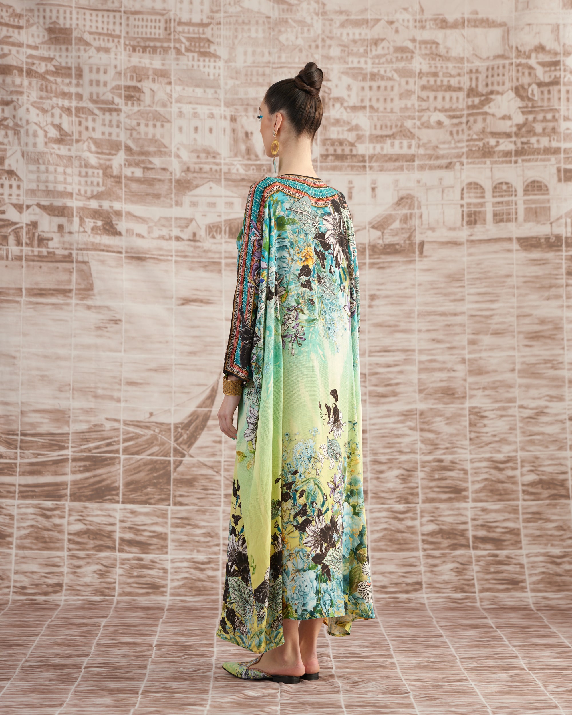 Love in Portofino (Maldives) : Aayat - Aqua/Lime