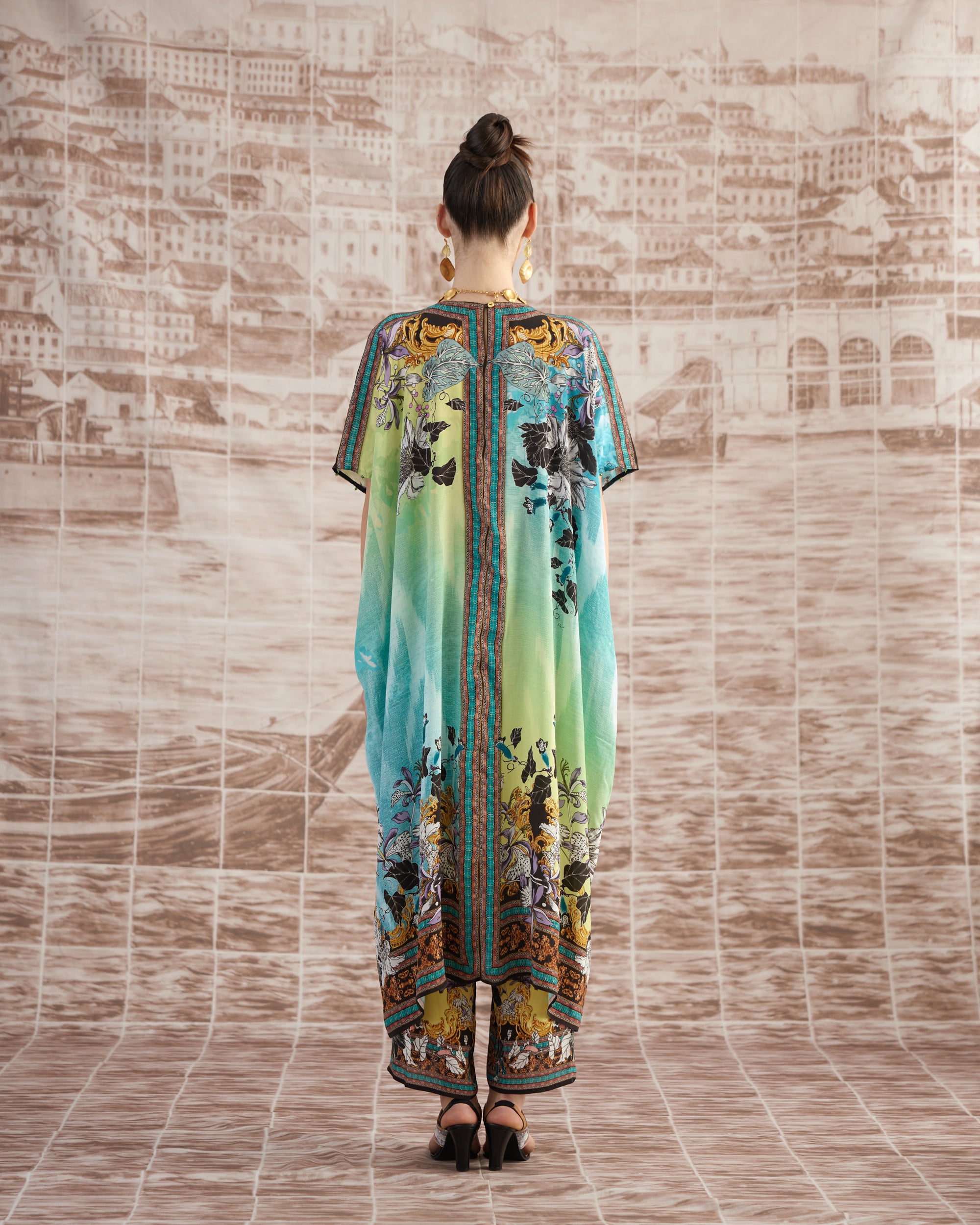 Love in Portofino (Maldives) : Majida - Aqua/Lime