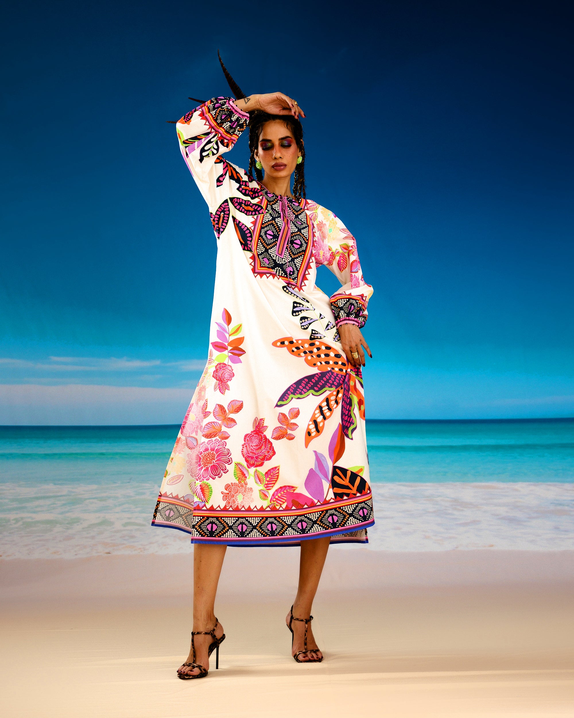 Jamaica : Zarah - Ivory/Black