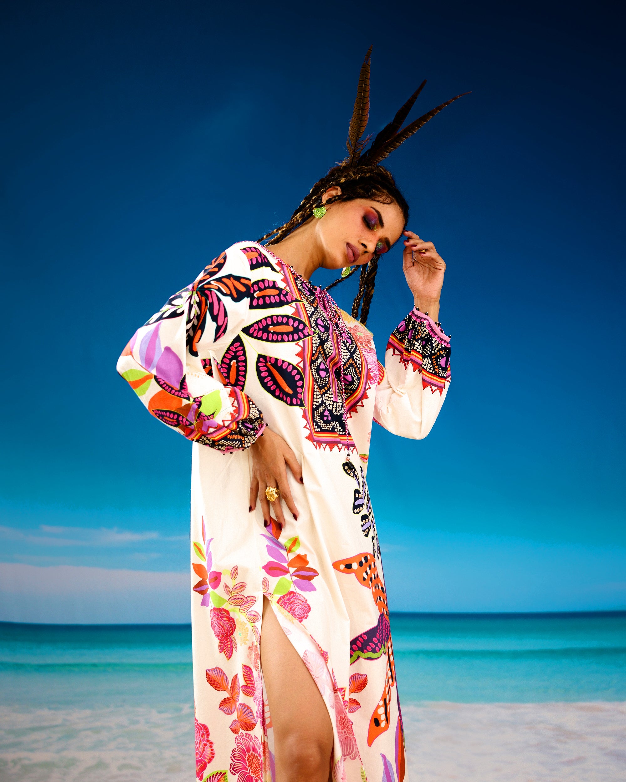 Jamaica : Zarah - Ivory/Black