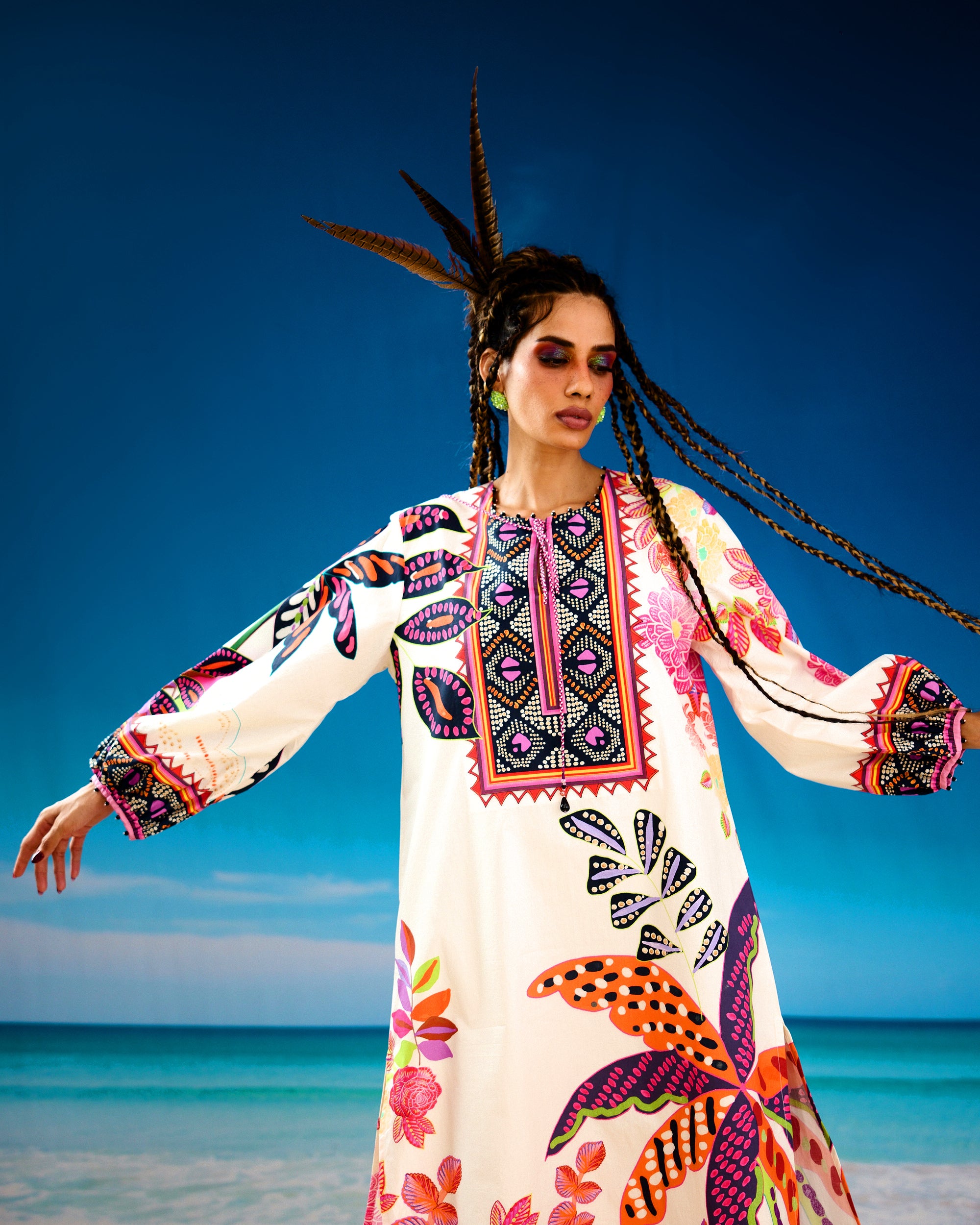 Jamaica : Zarah - Ivory/Black