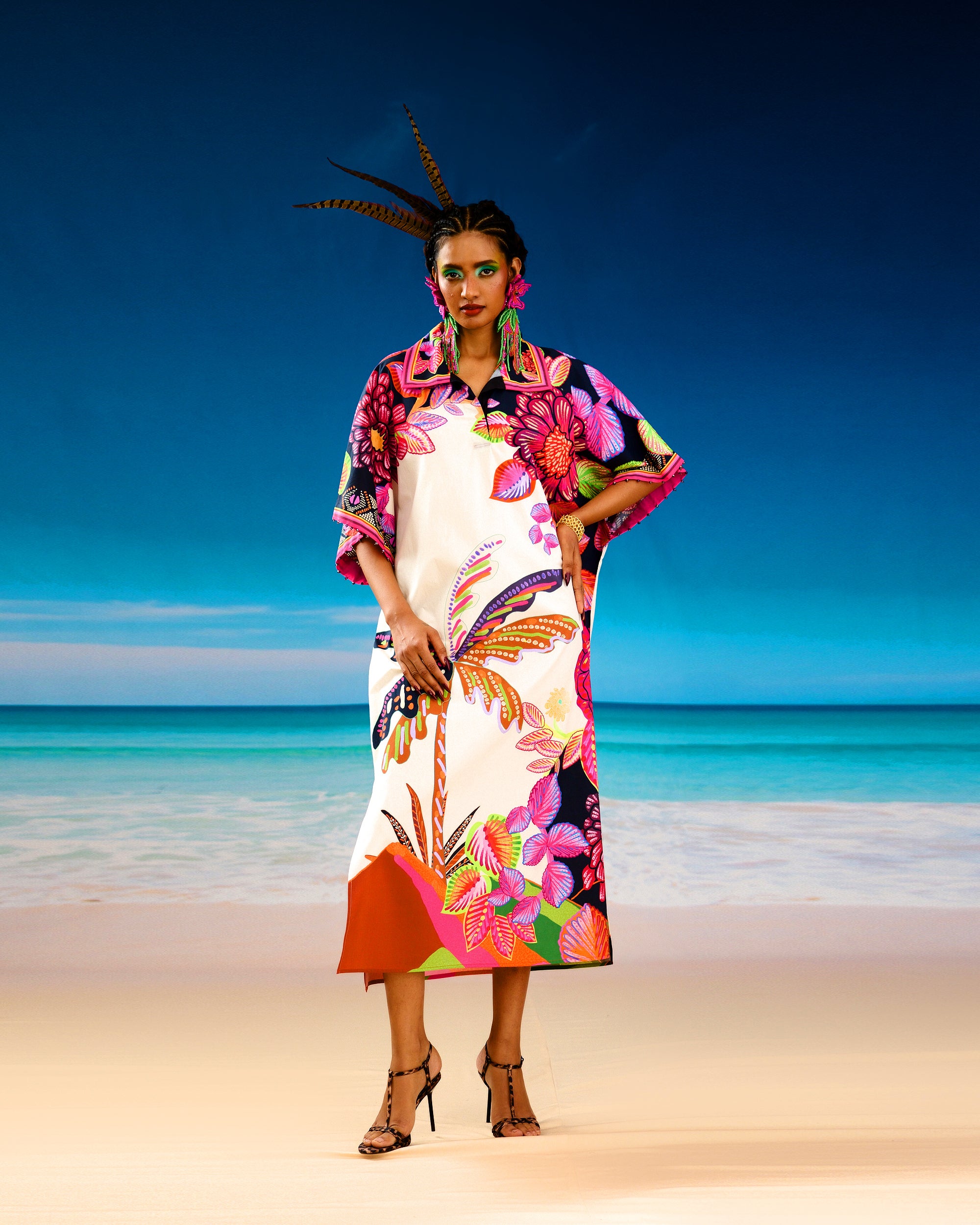 Jamaica : Brianna - Ivory/Black