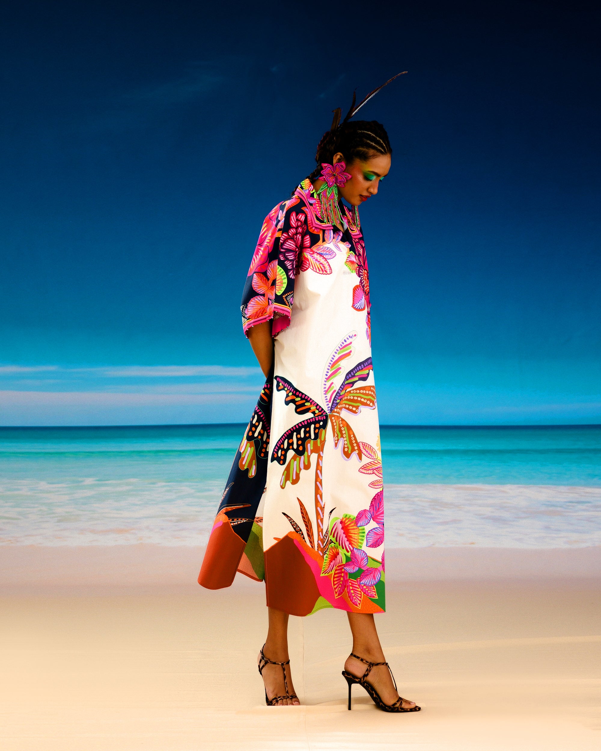 Jamaica : Brianna - Ivory/Black