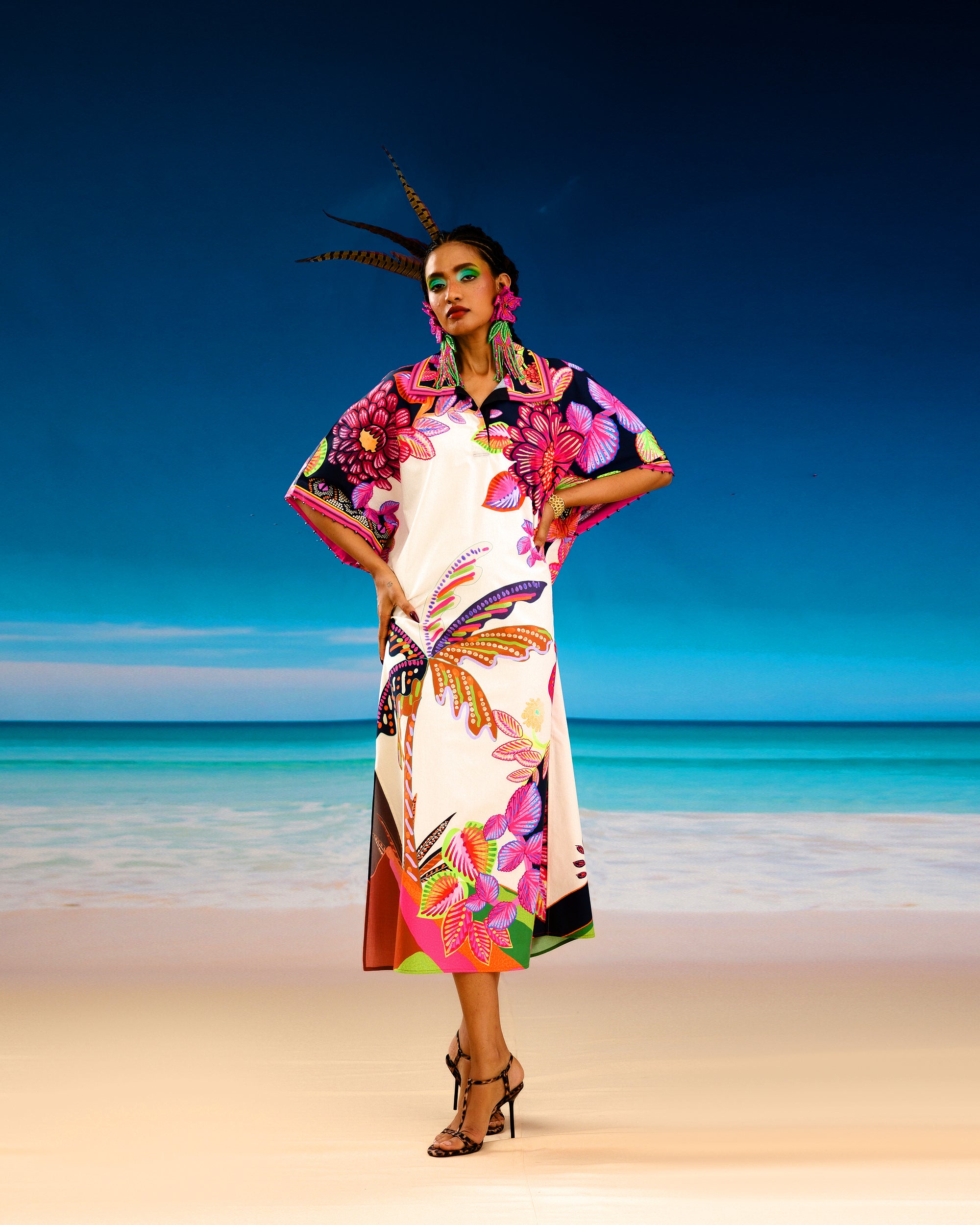 Jamaica : Brianna - Ivory/Black
