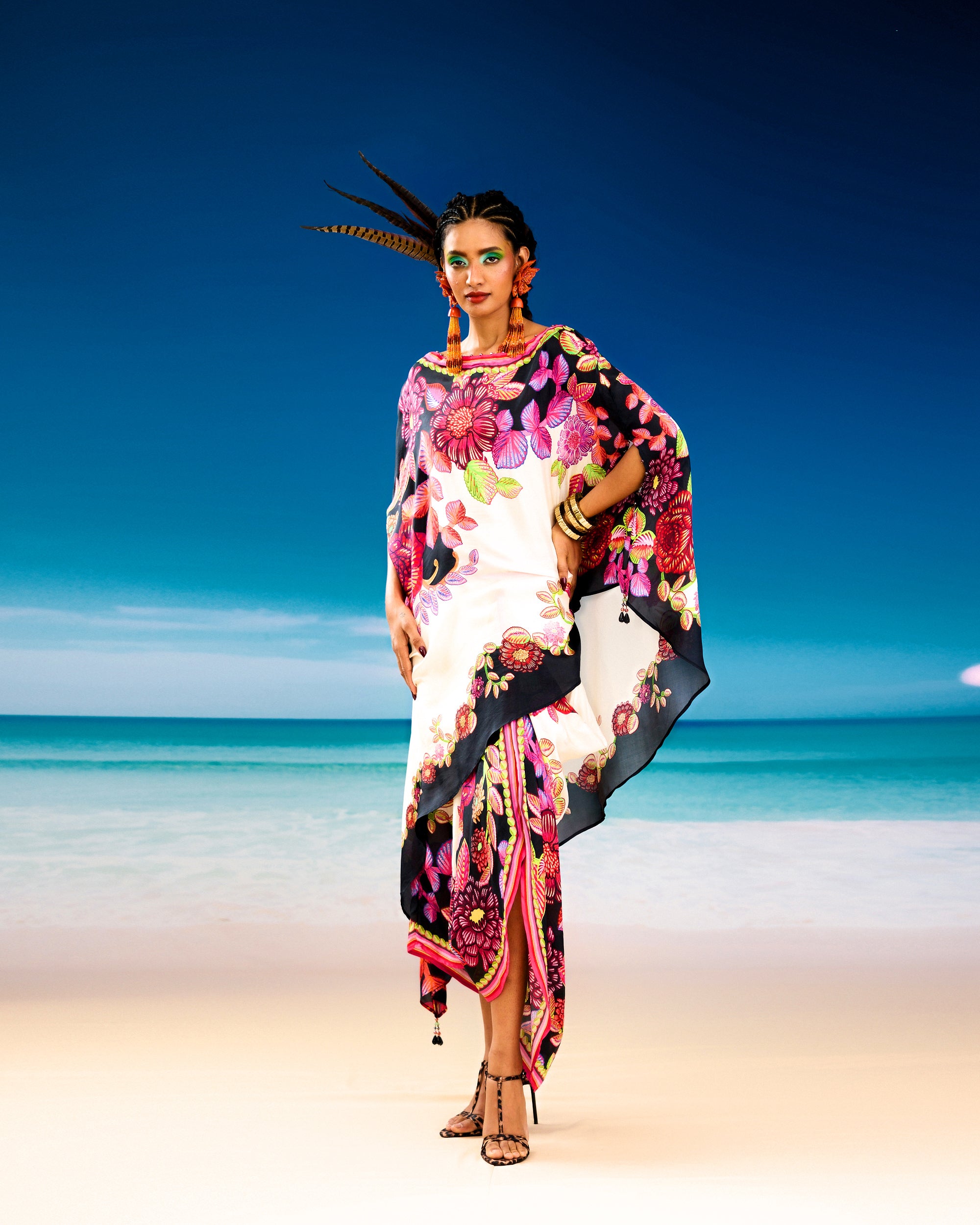 Jamaica : Kamini - Ivory/black