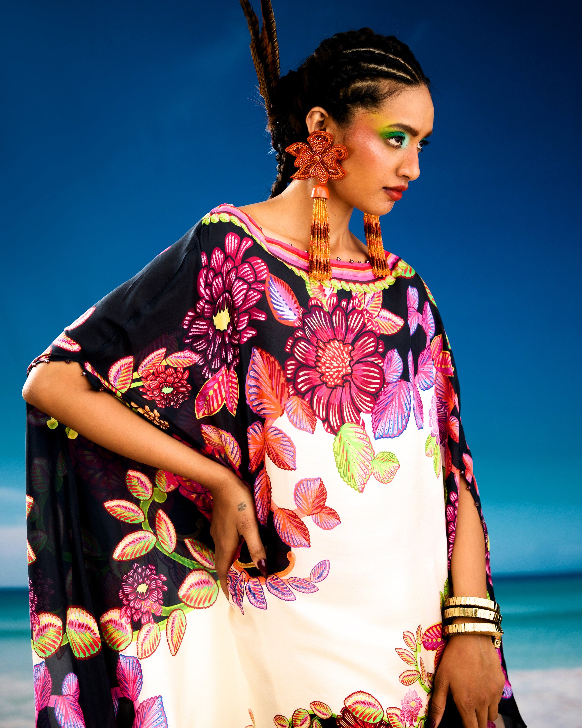 Jamaica : Kamini - Ivory/black