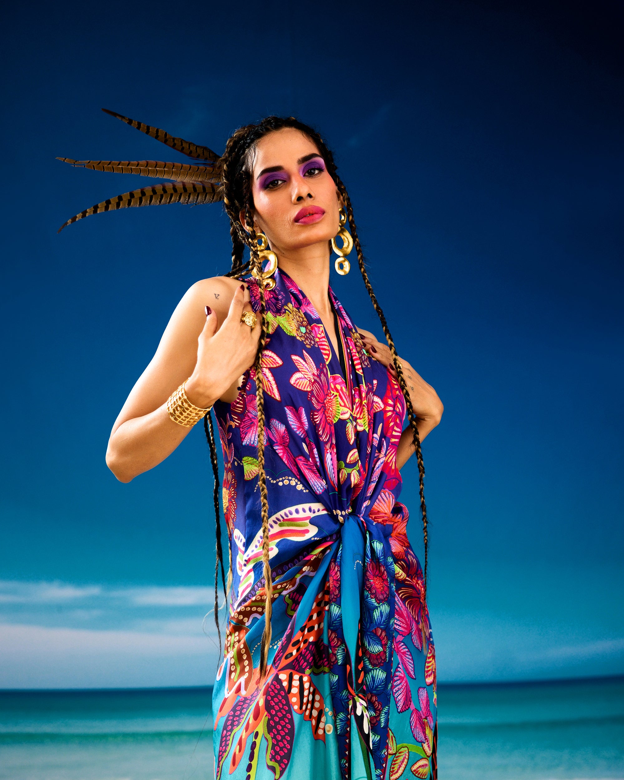Jamaica : Trinika - Indigo/Aqua