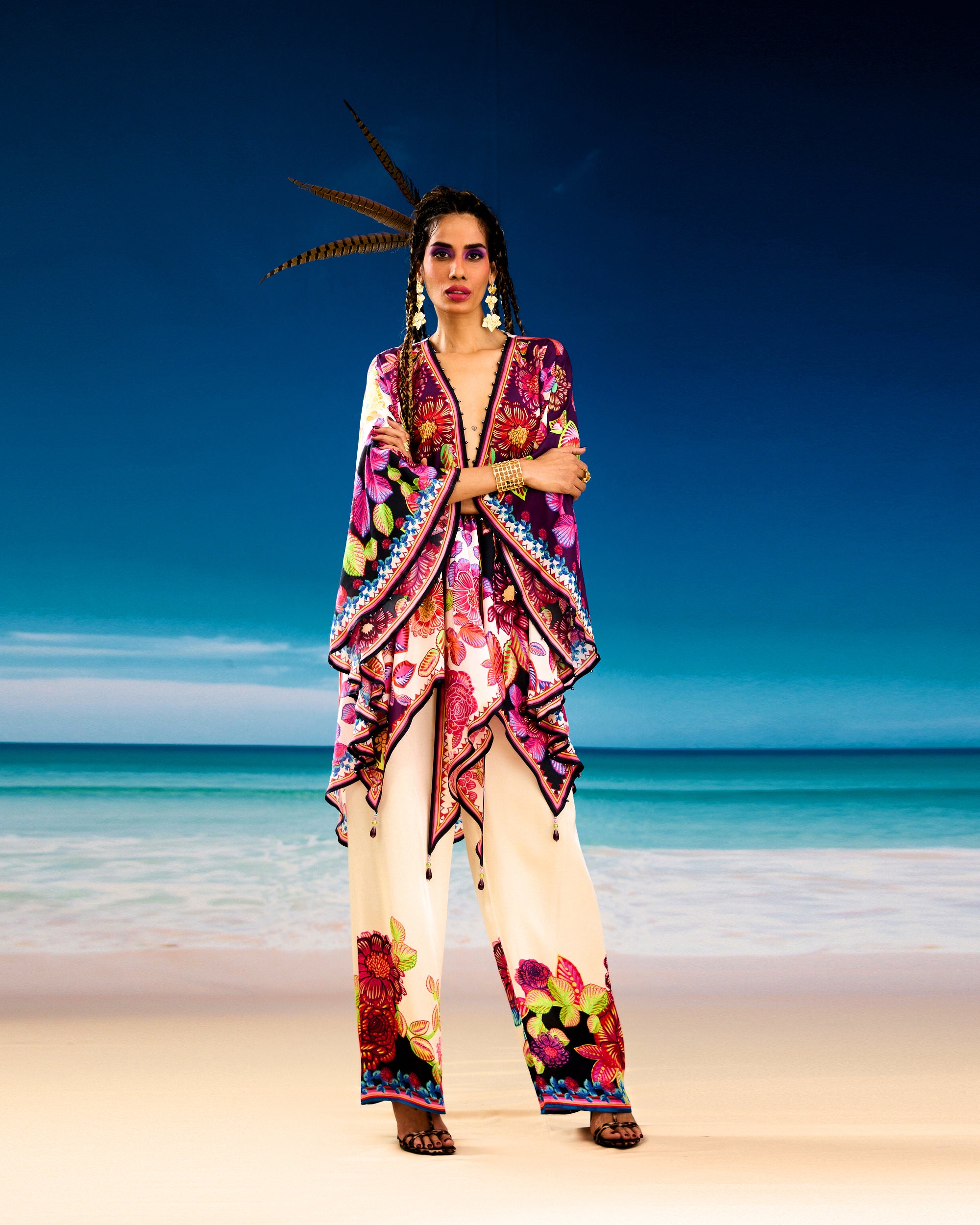 Jamaica : Inayat - Ivory/Purple