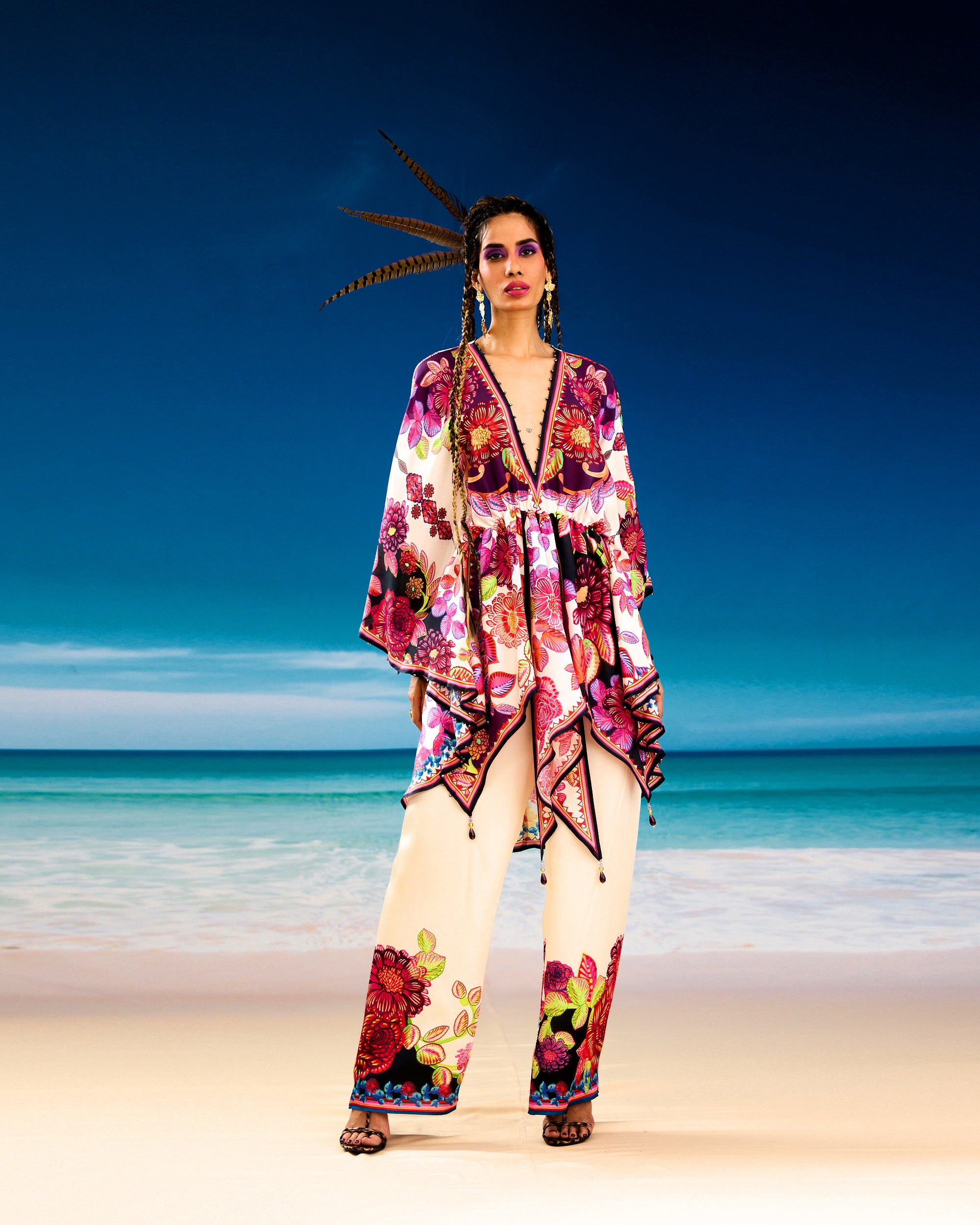 Jamaica : Inayat - Ivory/Purple