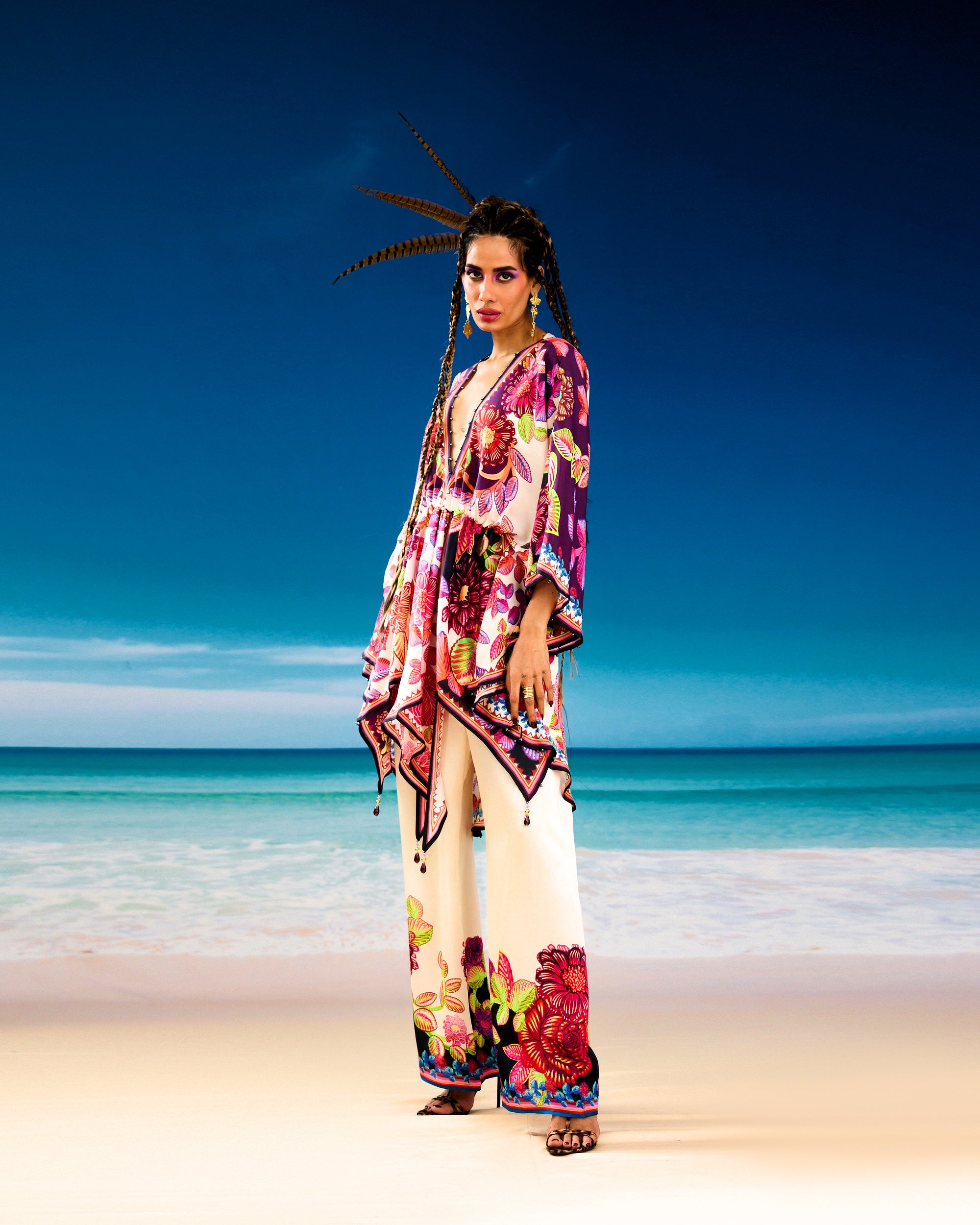 Jamaica : Inayat - Ivory/Purple