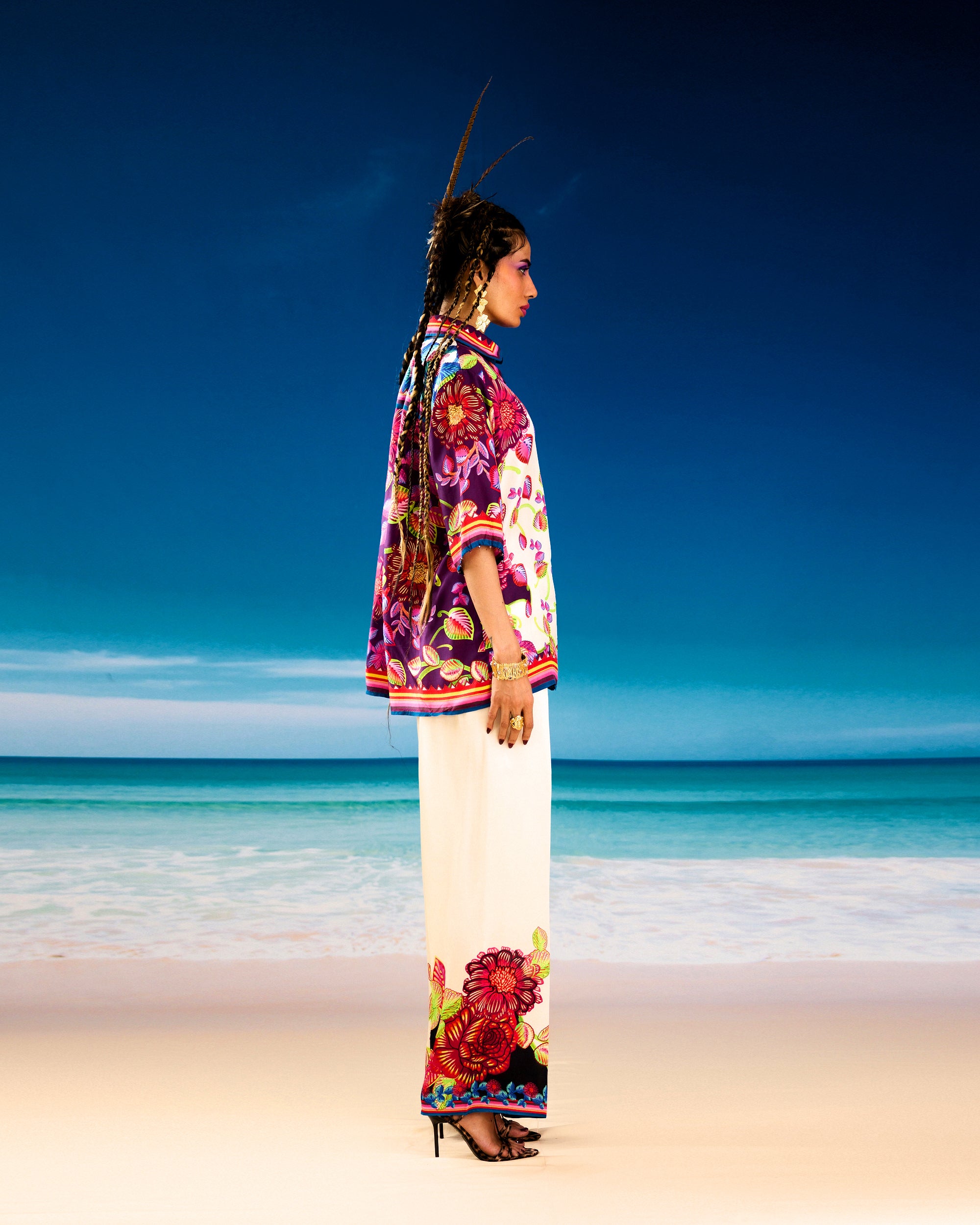 Jamaica : Maizah - Ivory/Purple