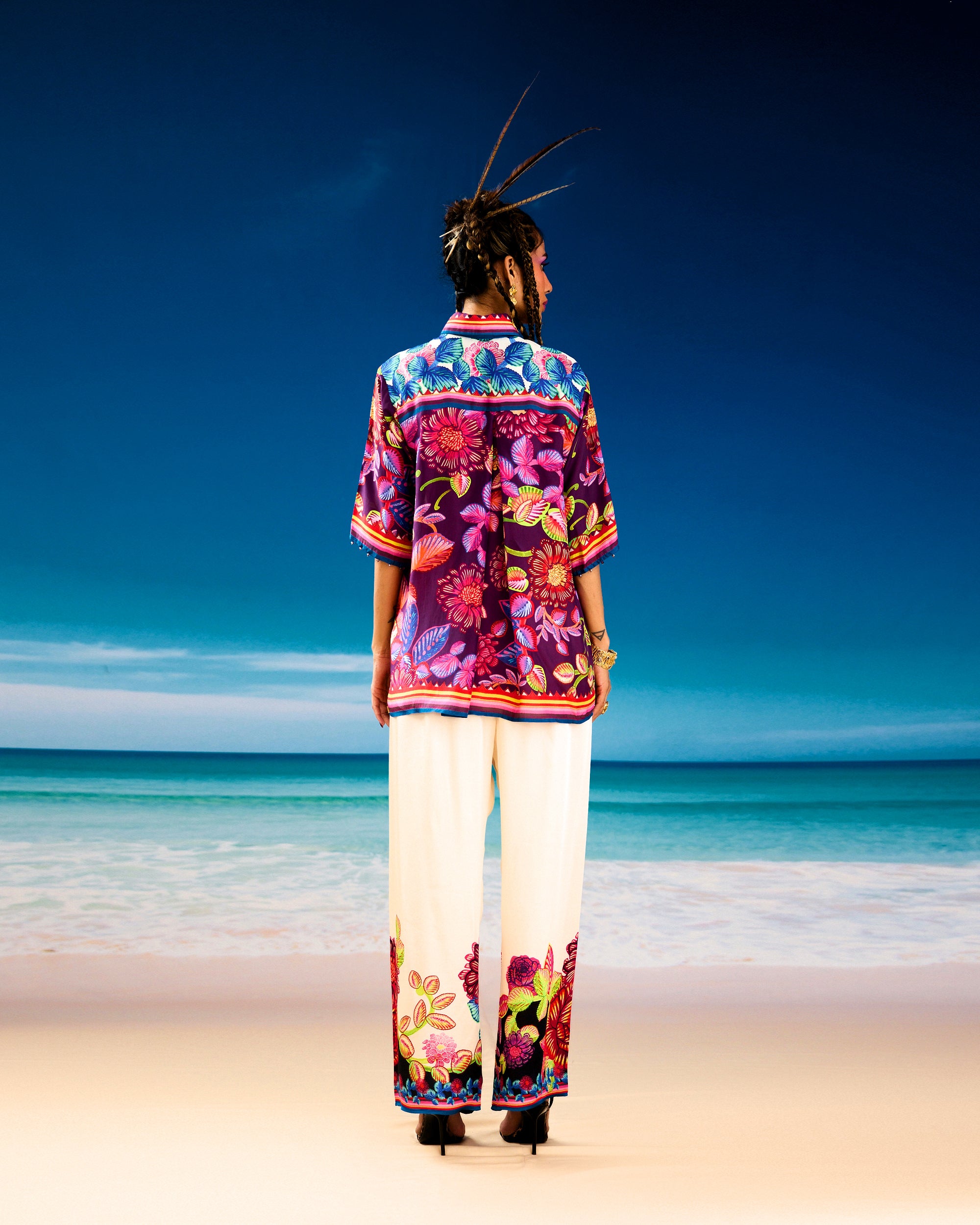 Jamaica : Maizah - Ivory/Purple
