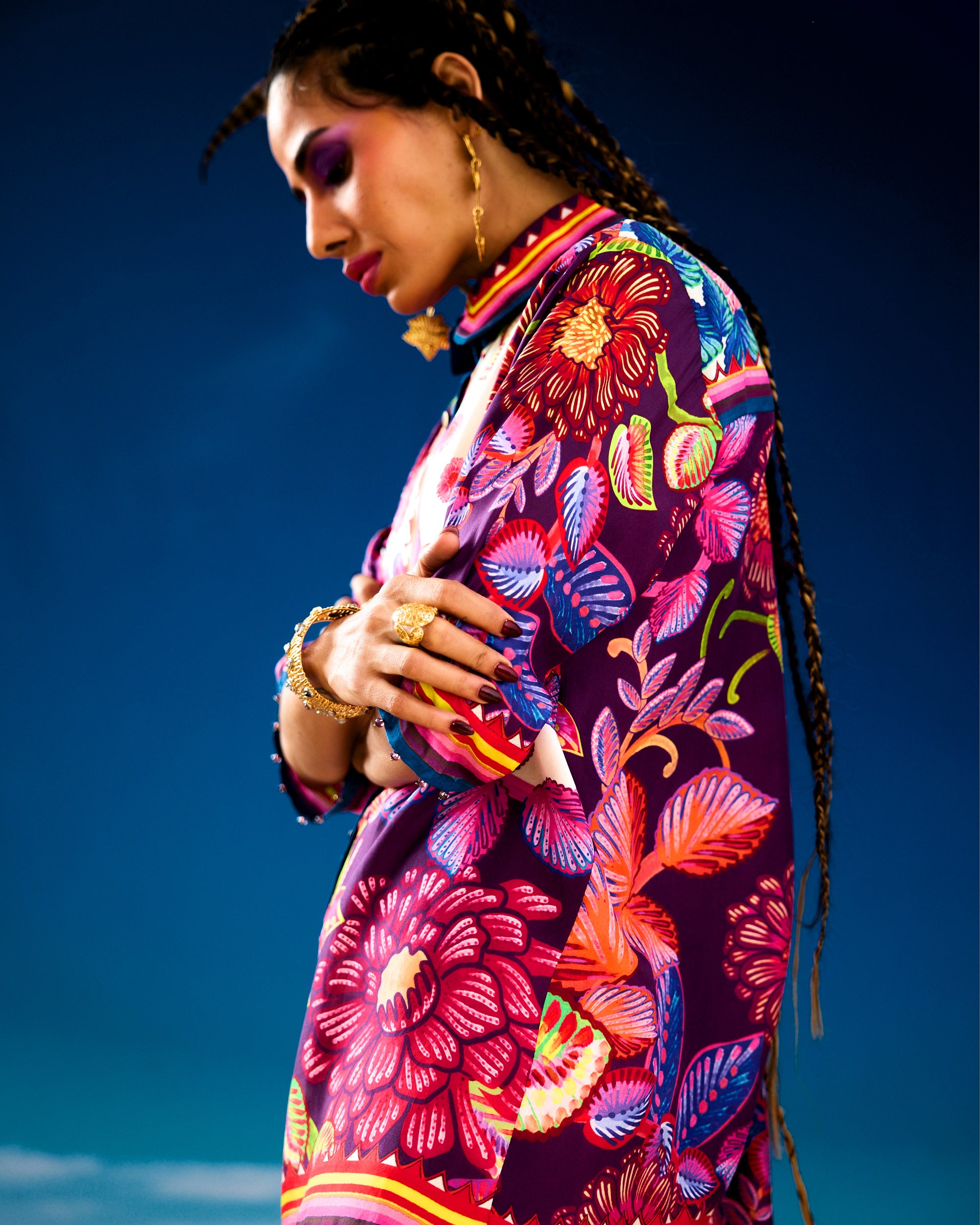Jamaica : Maizah - Ivory/Purple