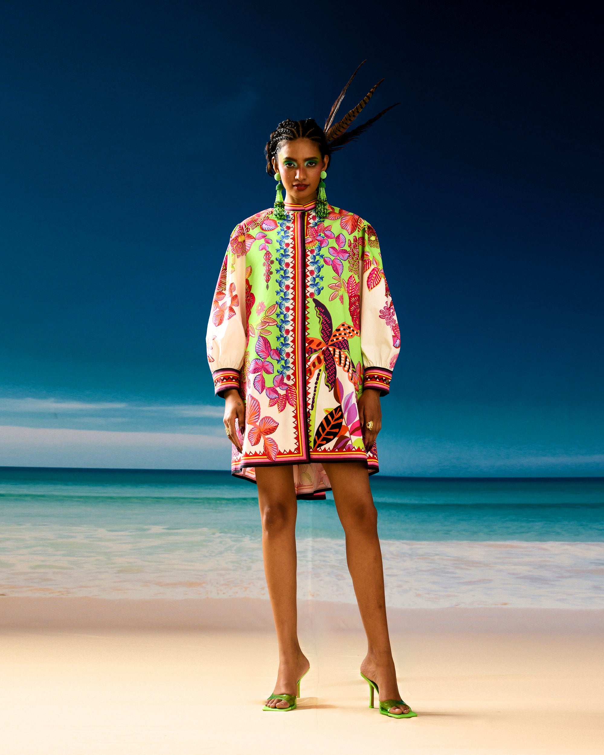 Jamaica : Sophia - Ivory/Lime