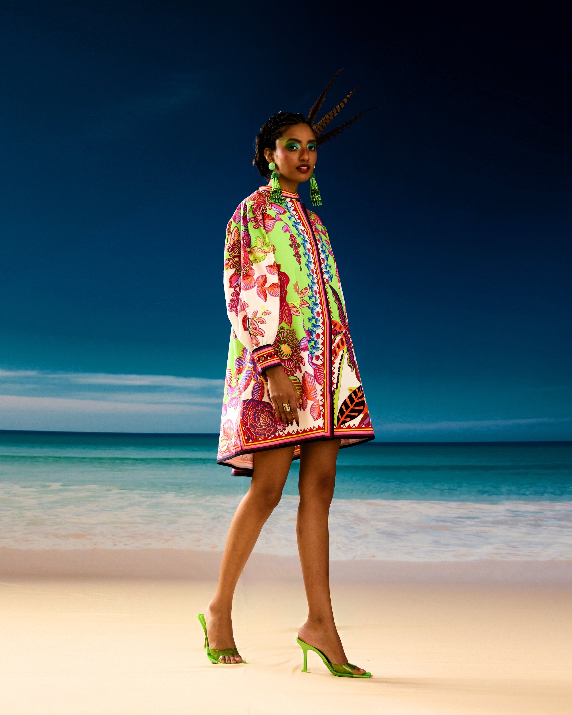Jamaica : Sophia - Ivory/Lime