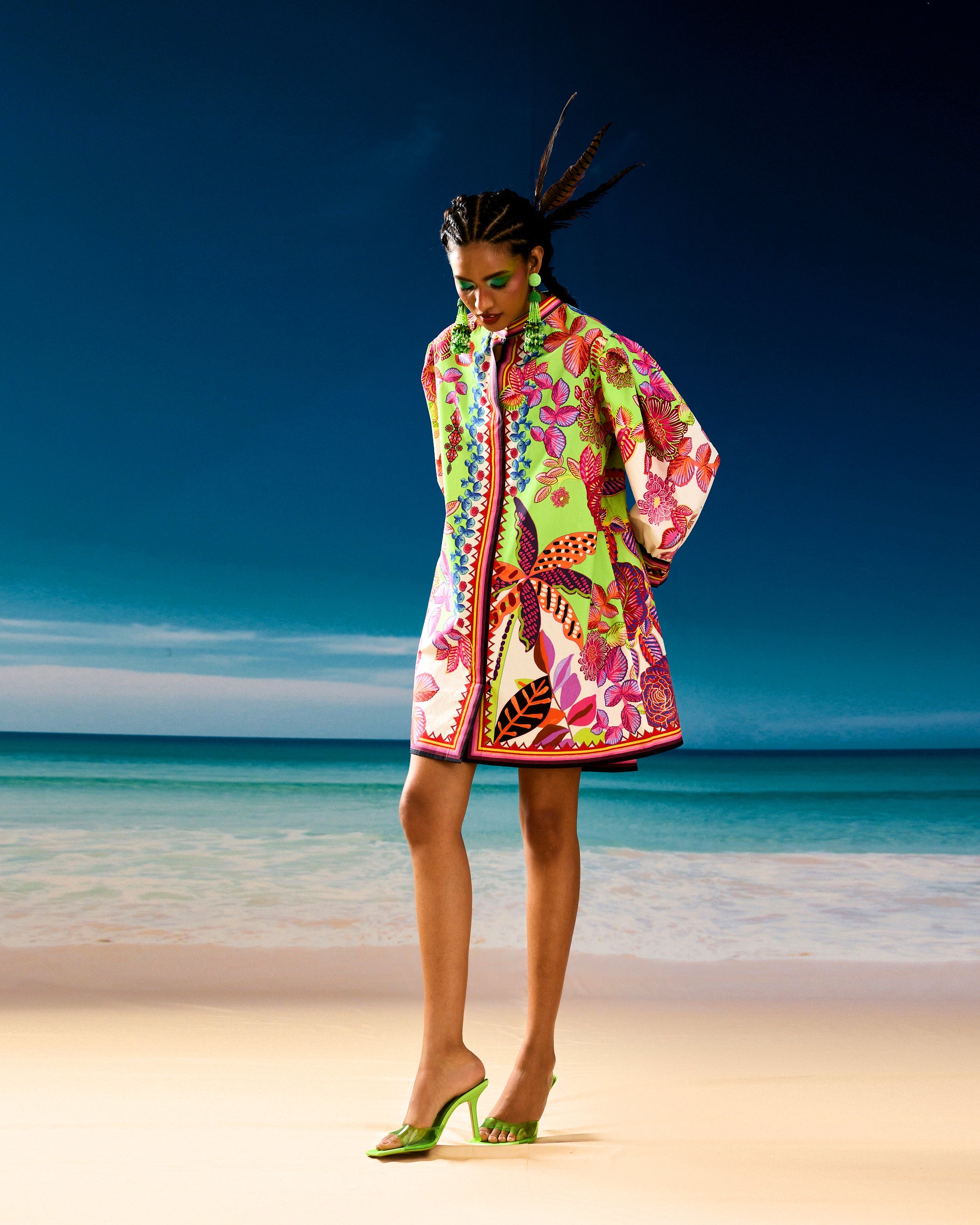 Jamaica : Sophia - Ivory/Lime
