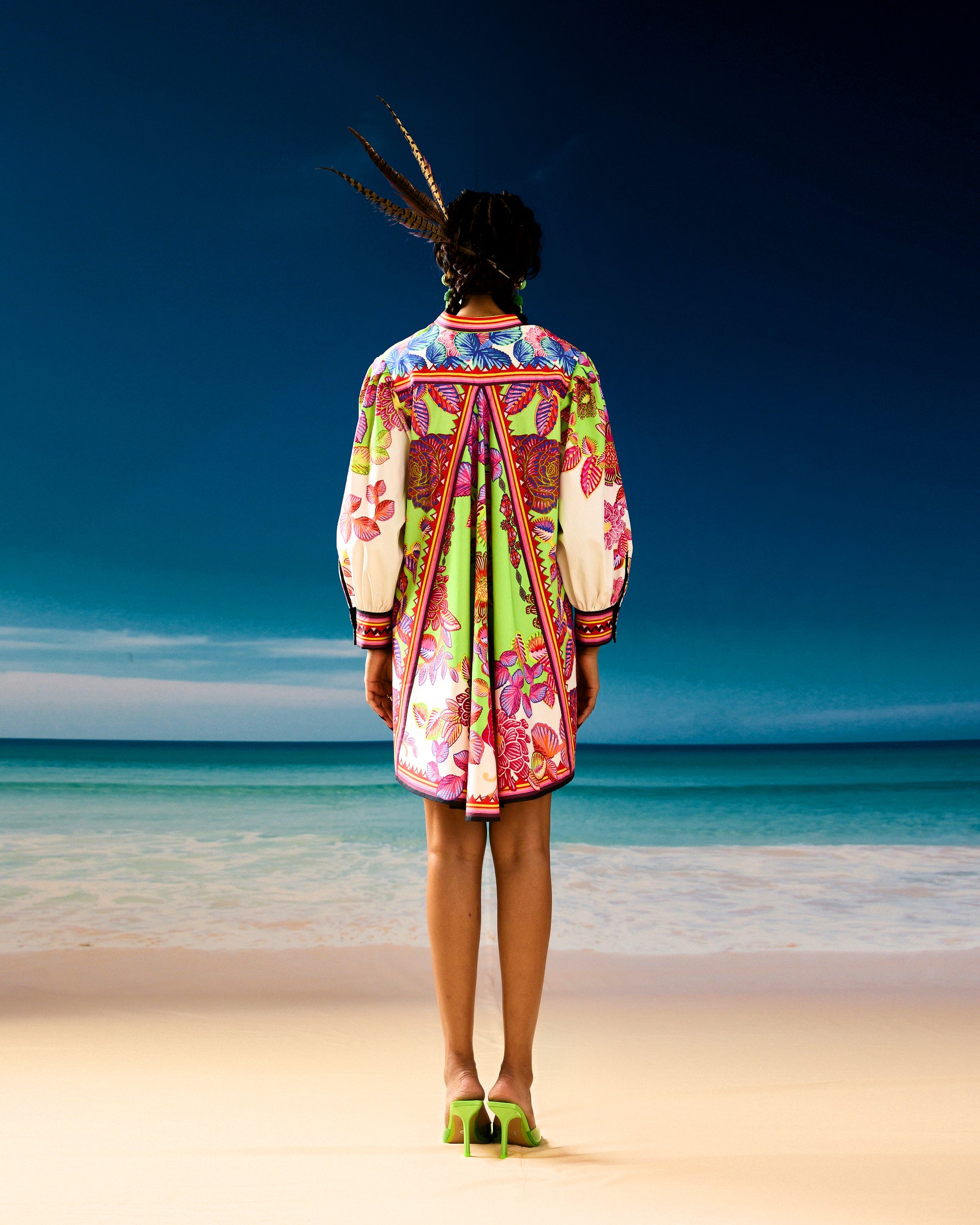 Jamaica : Sophia - Ivory/Lime