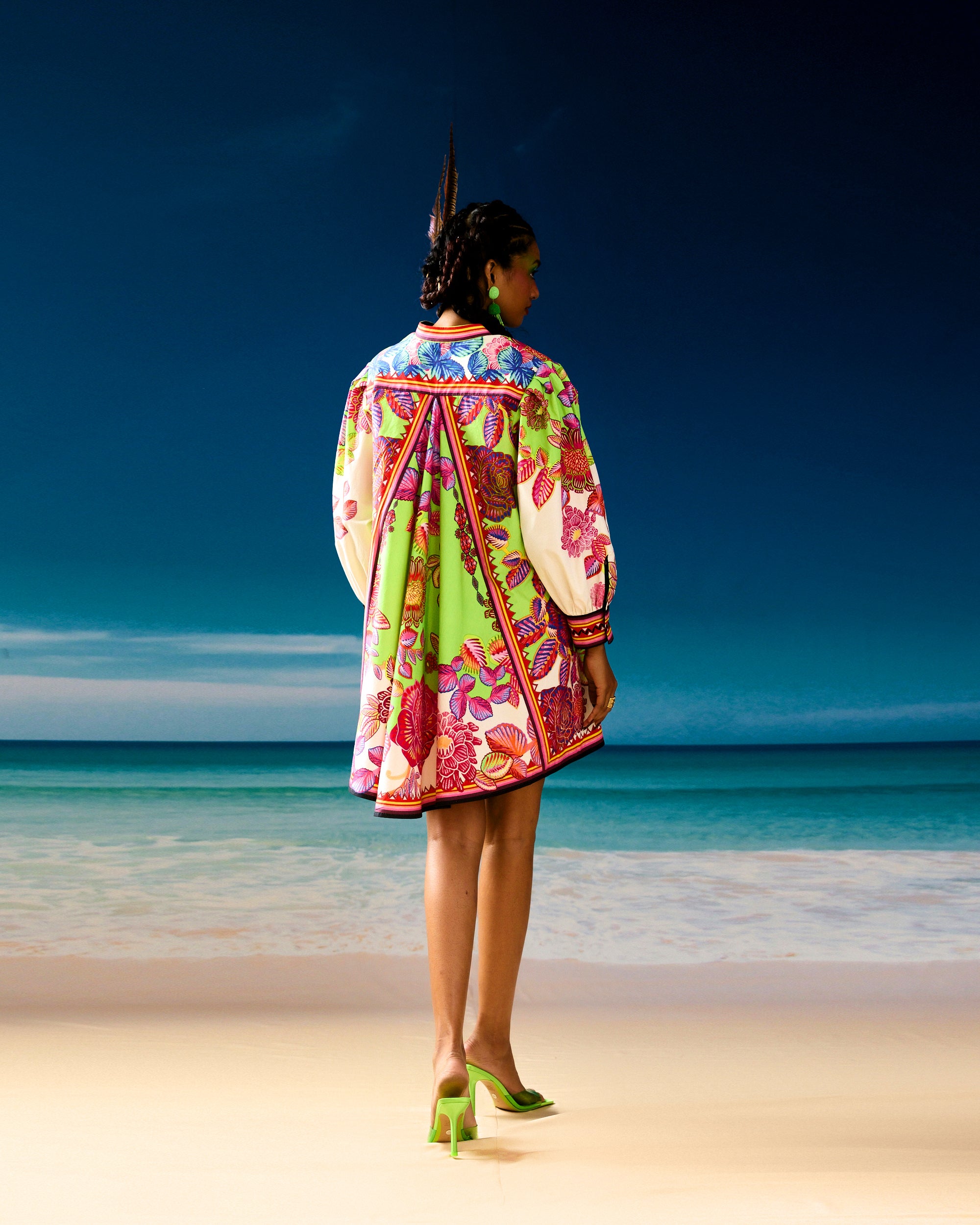 Jamaica : Sophia - Ivory/Lime