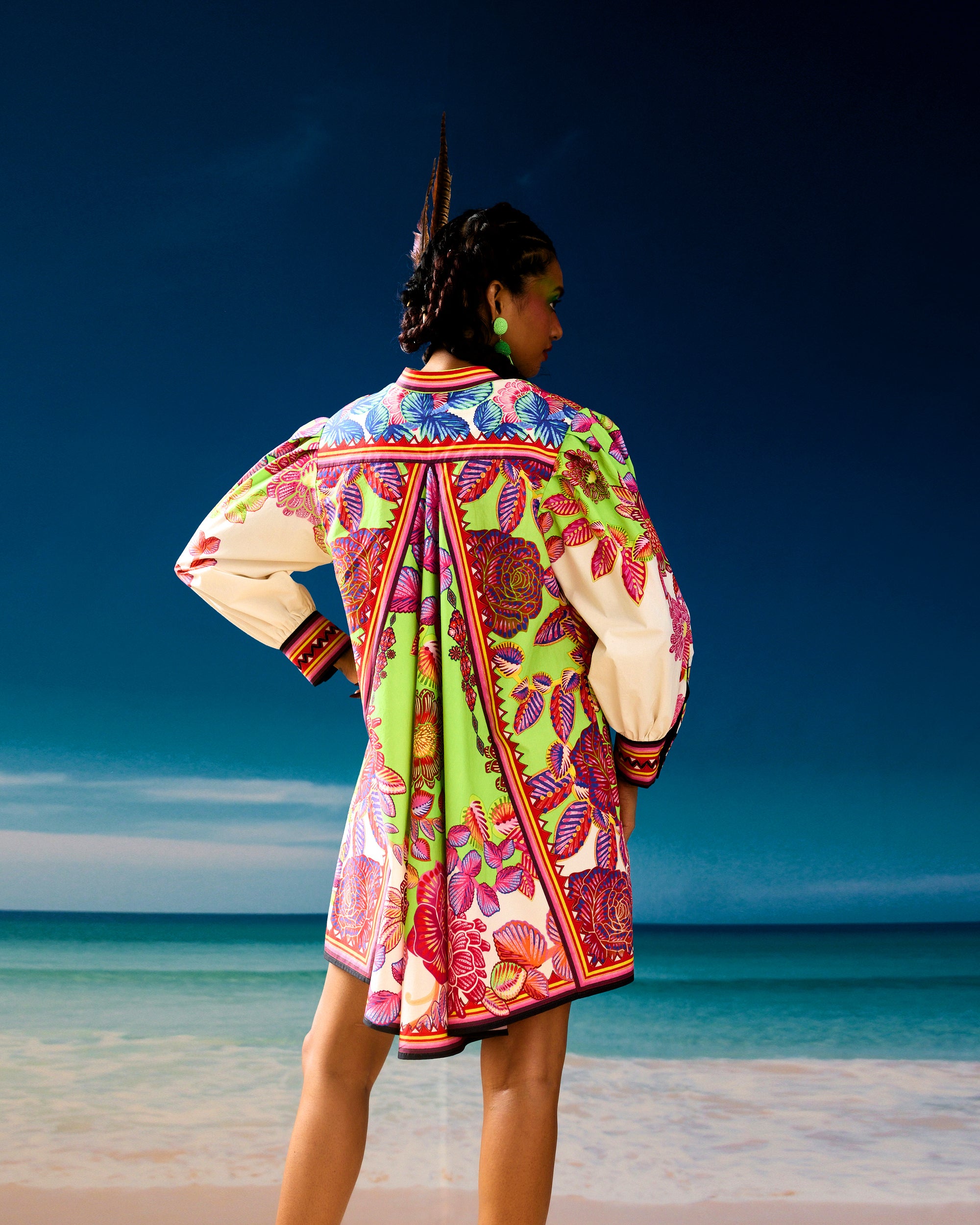 Jamaica : Sophia - Ivory/Lime
