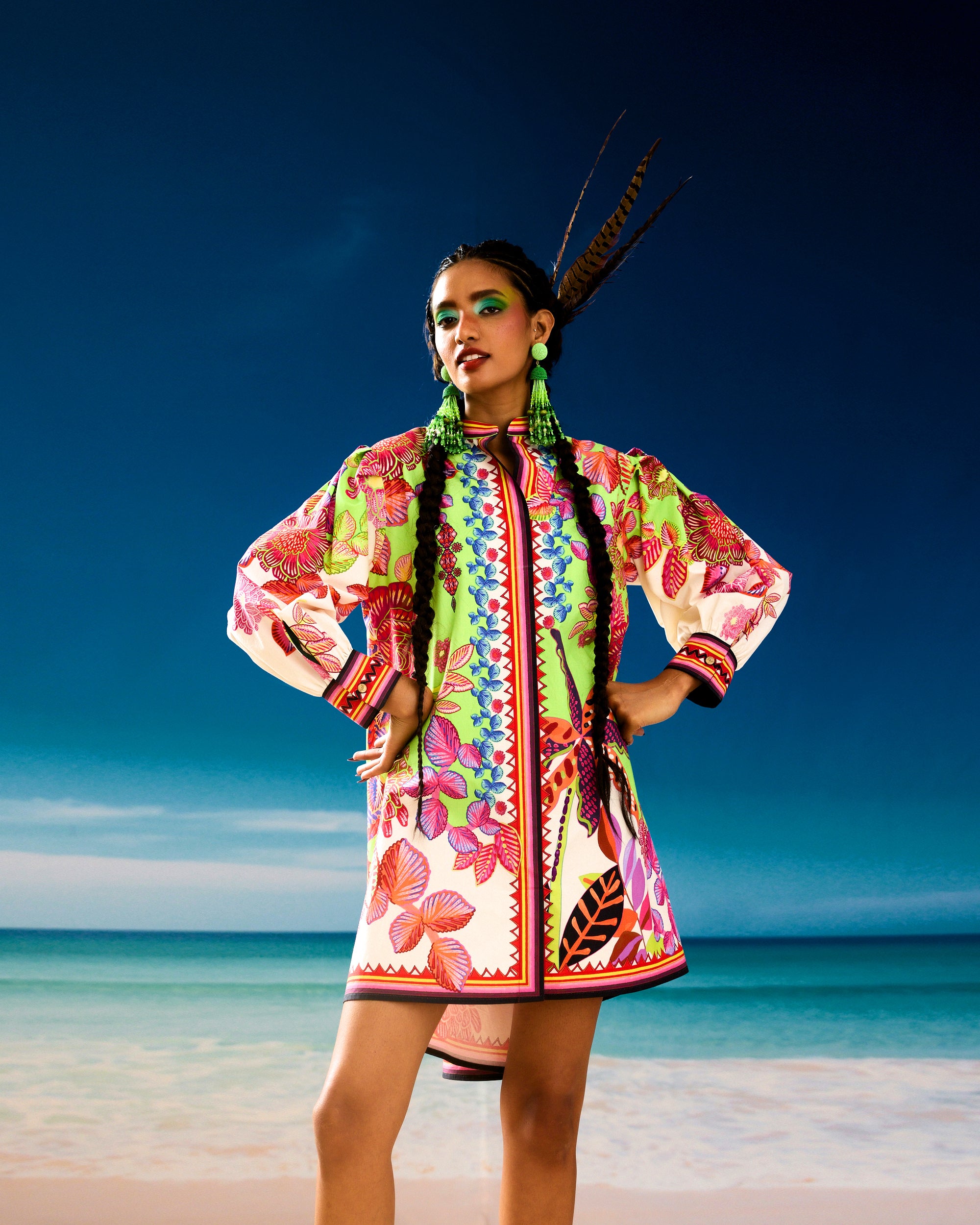 Jamaica : Sophia - Ivory/Lime