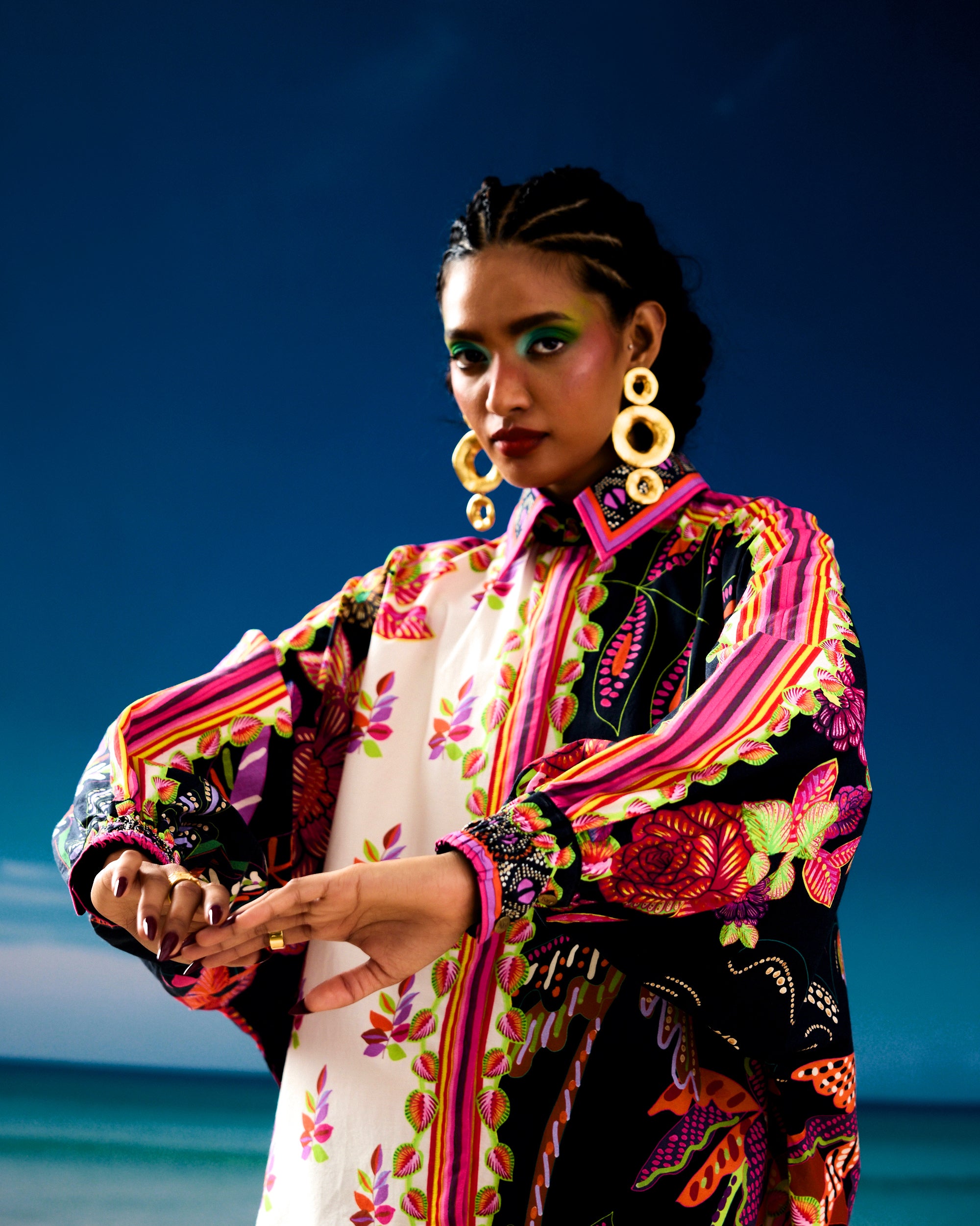 Jamaica : Faiza - Ivory/Black