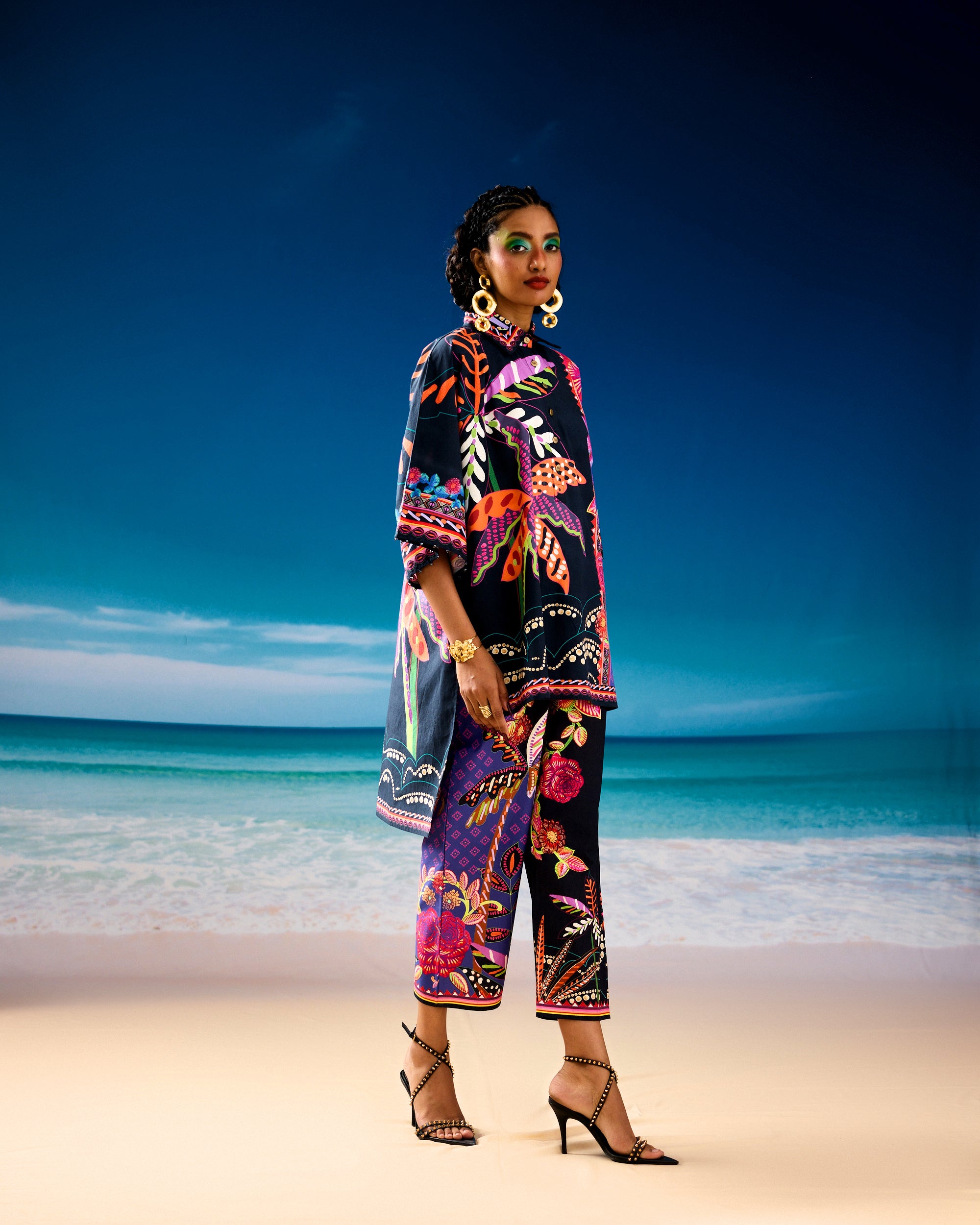 Jamaica : Nadia - Black/Indigo