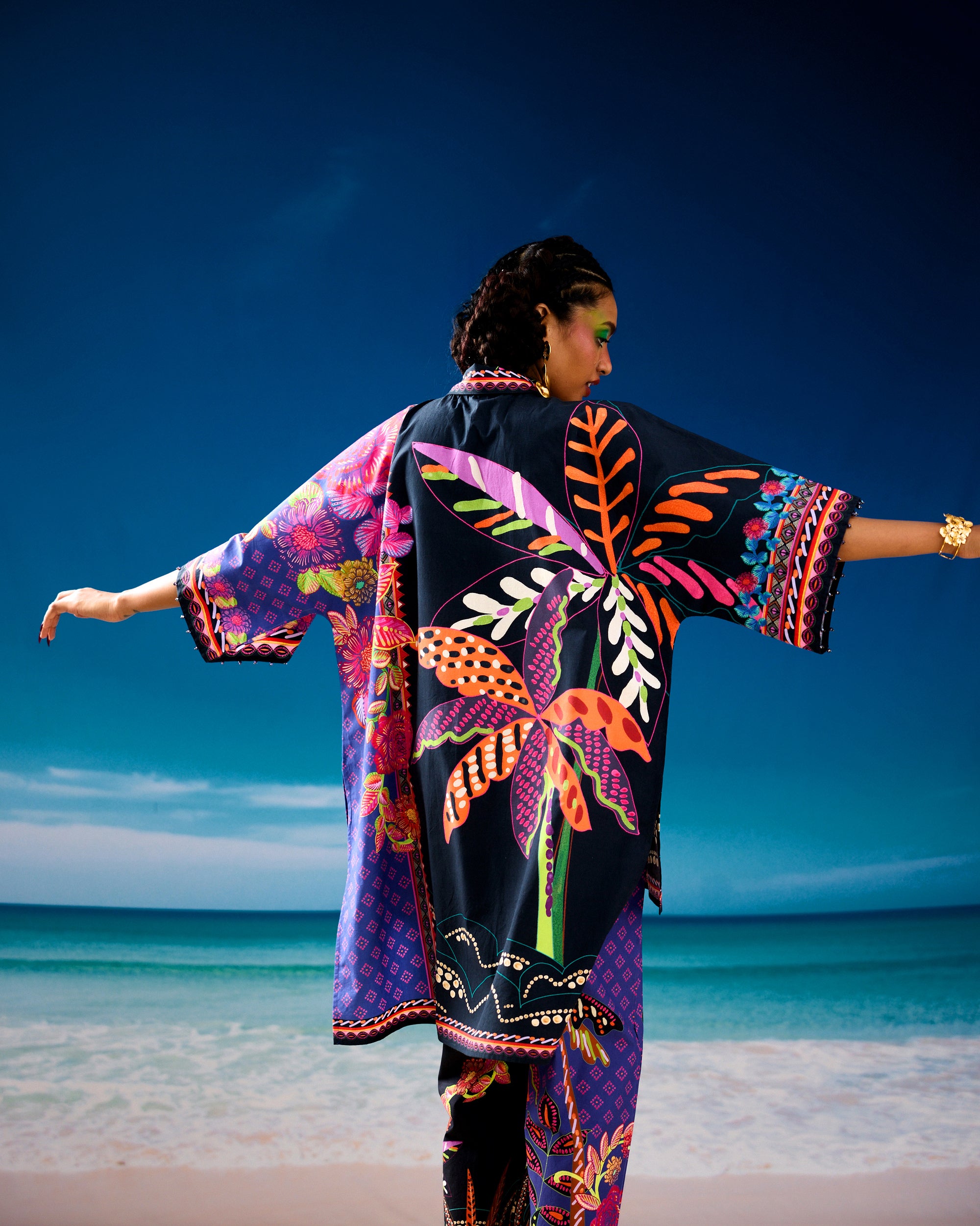 Jamaica : Nadia - Black/Indigo