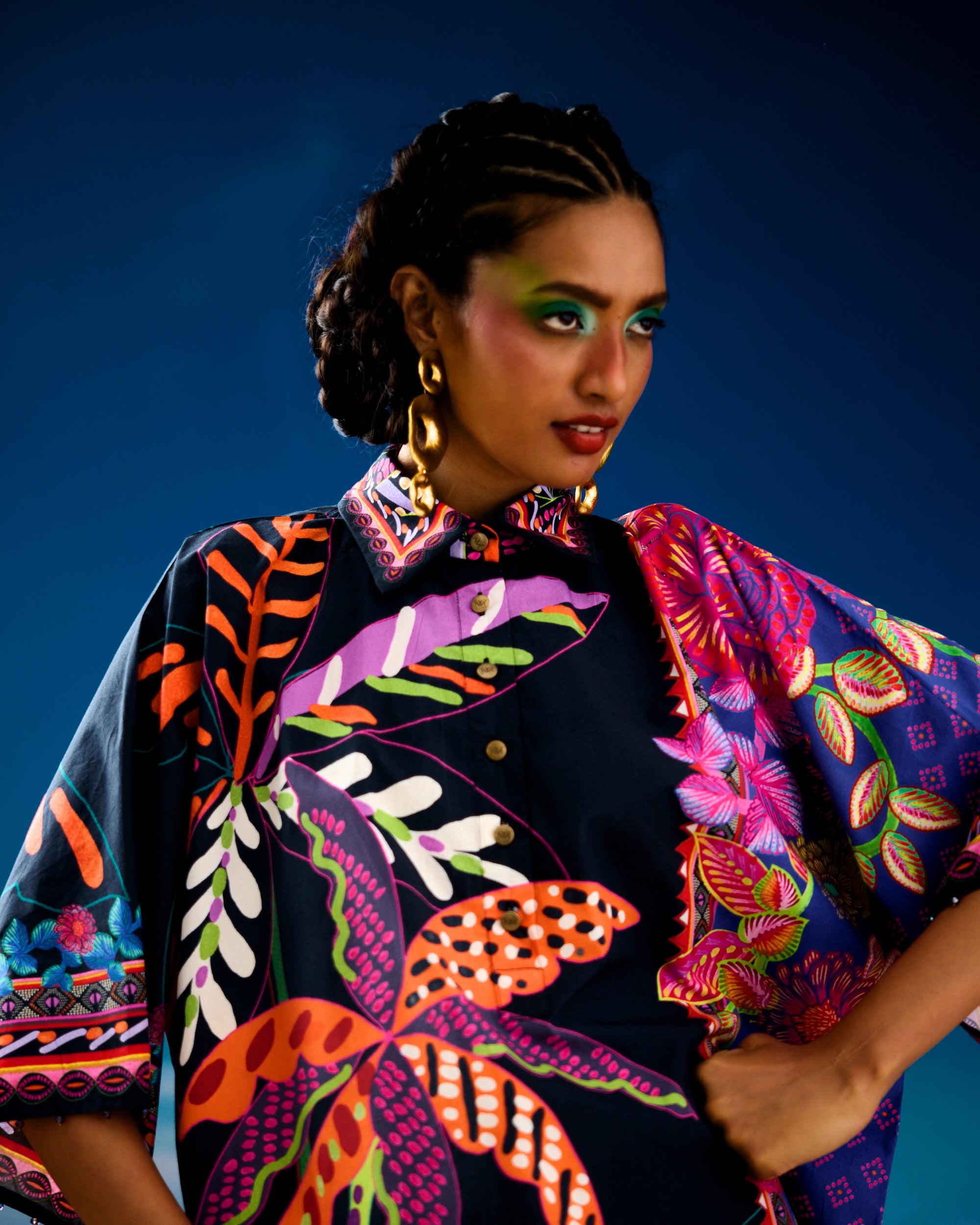 Jamaica : Nadia - Black/Indigo