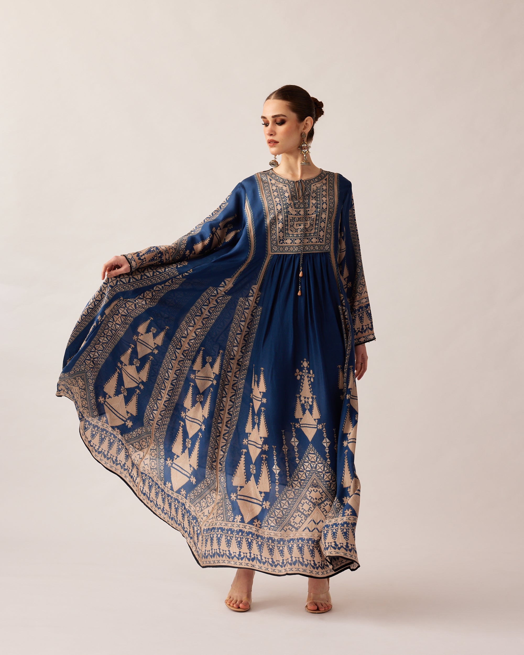 Bukhara : Anisha - Navy