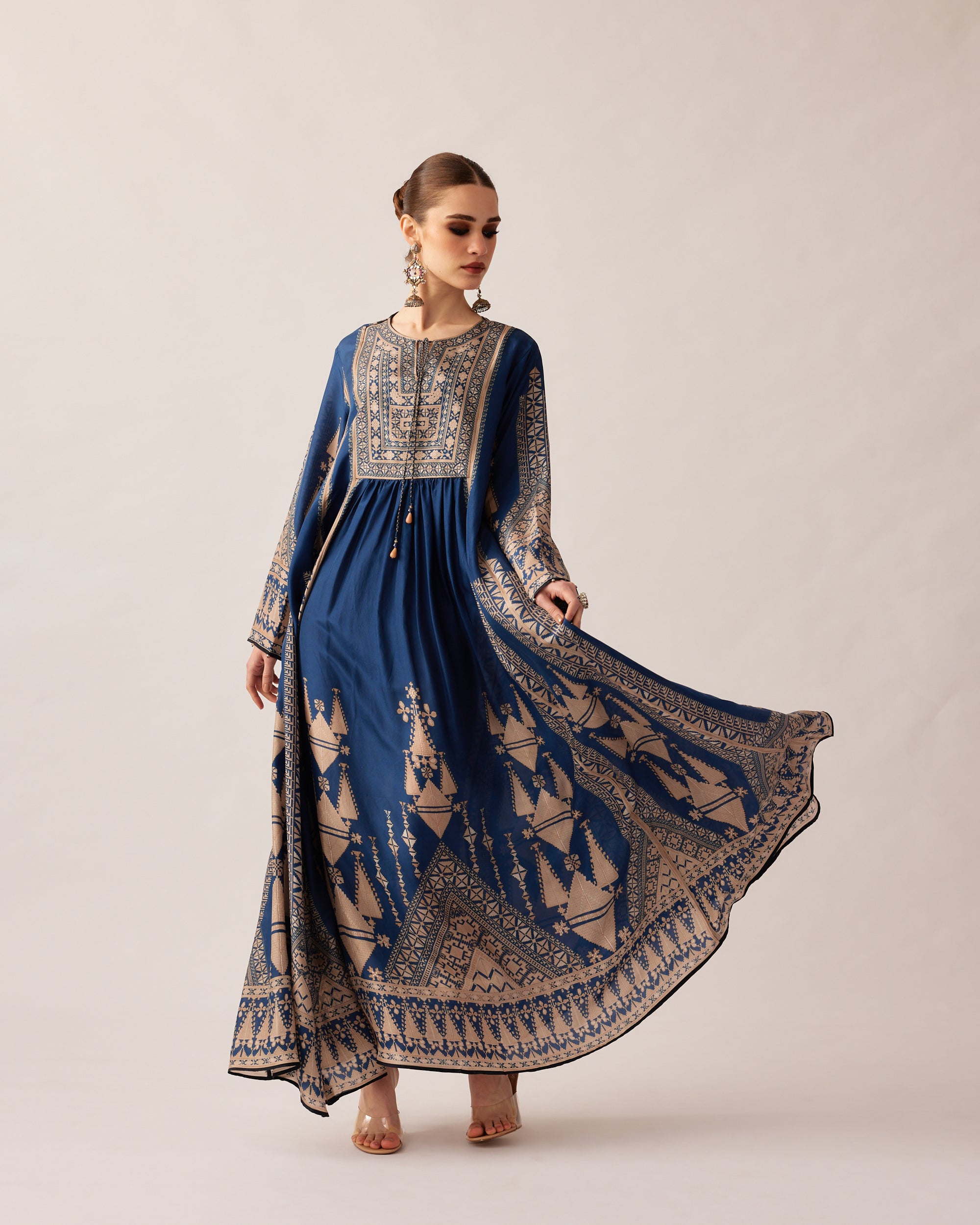 Bukhara : Anisha - Navy
