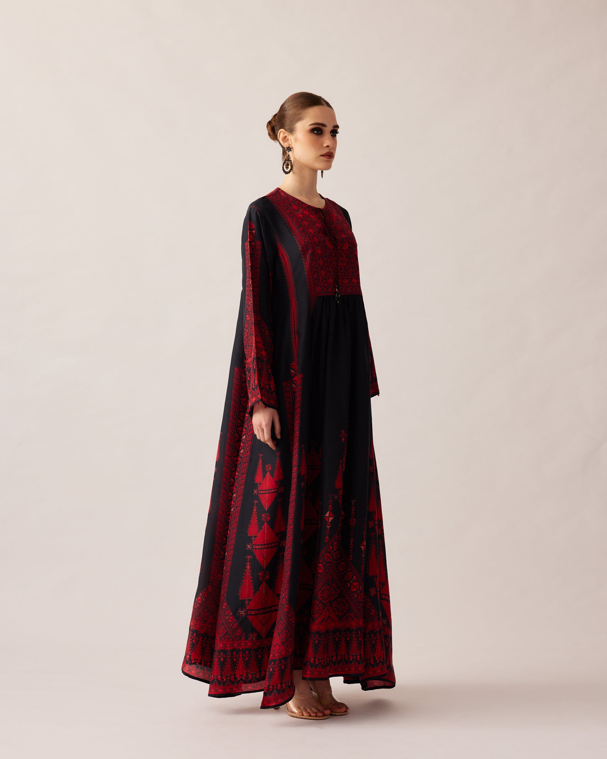 Bukhara : Anisha - Black/Red