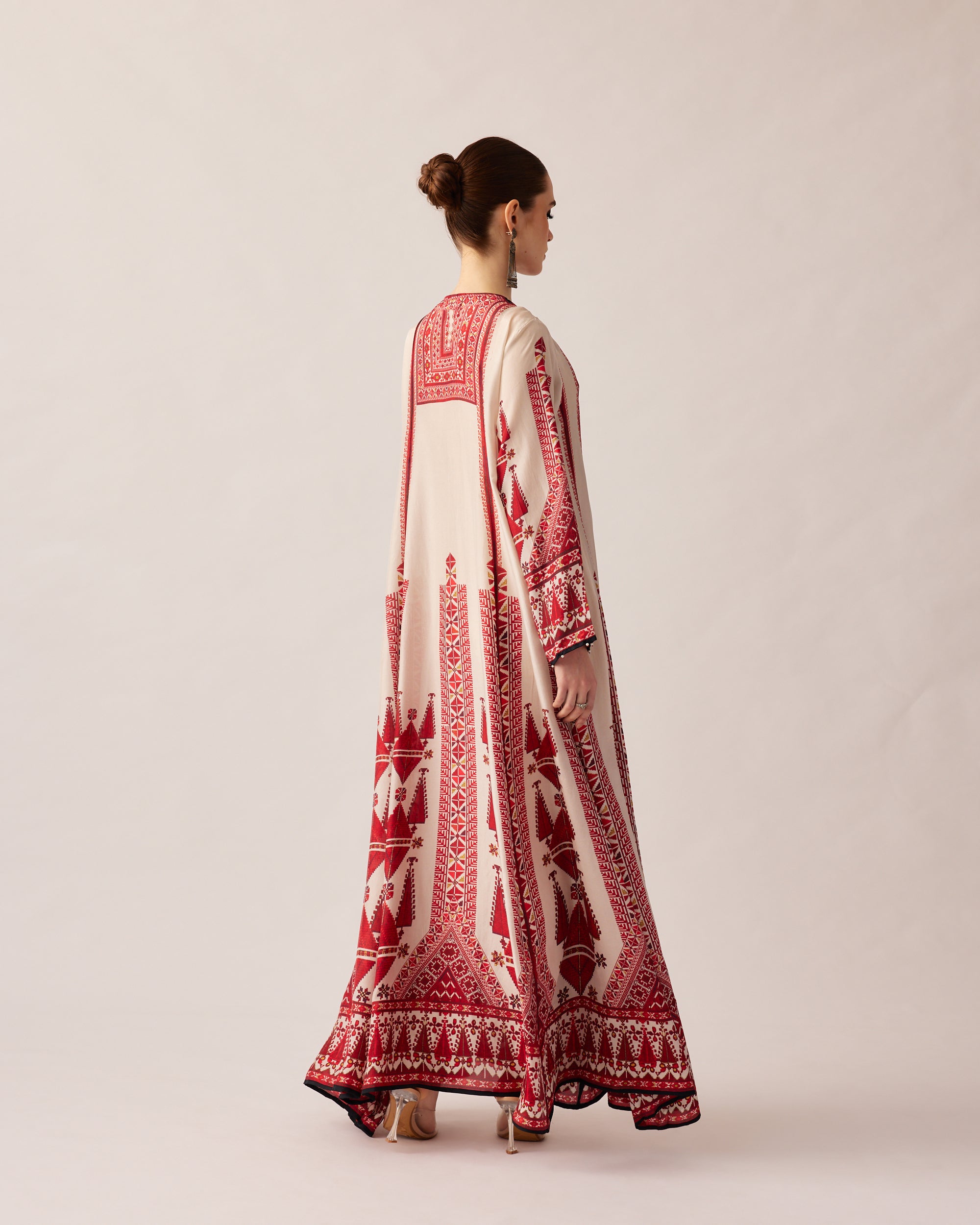 Bukhara : Anisha - Ivory/Red