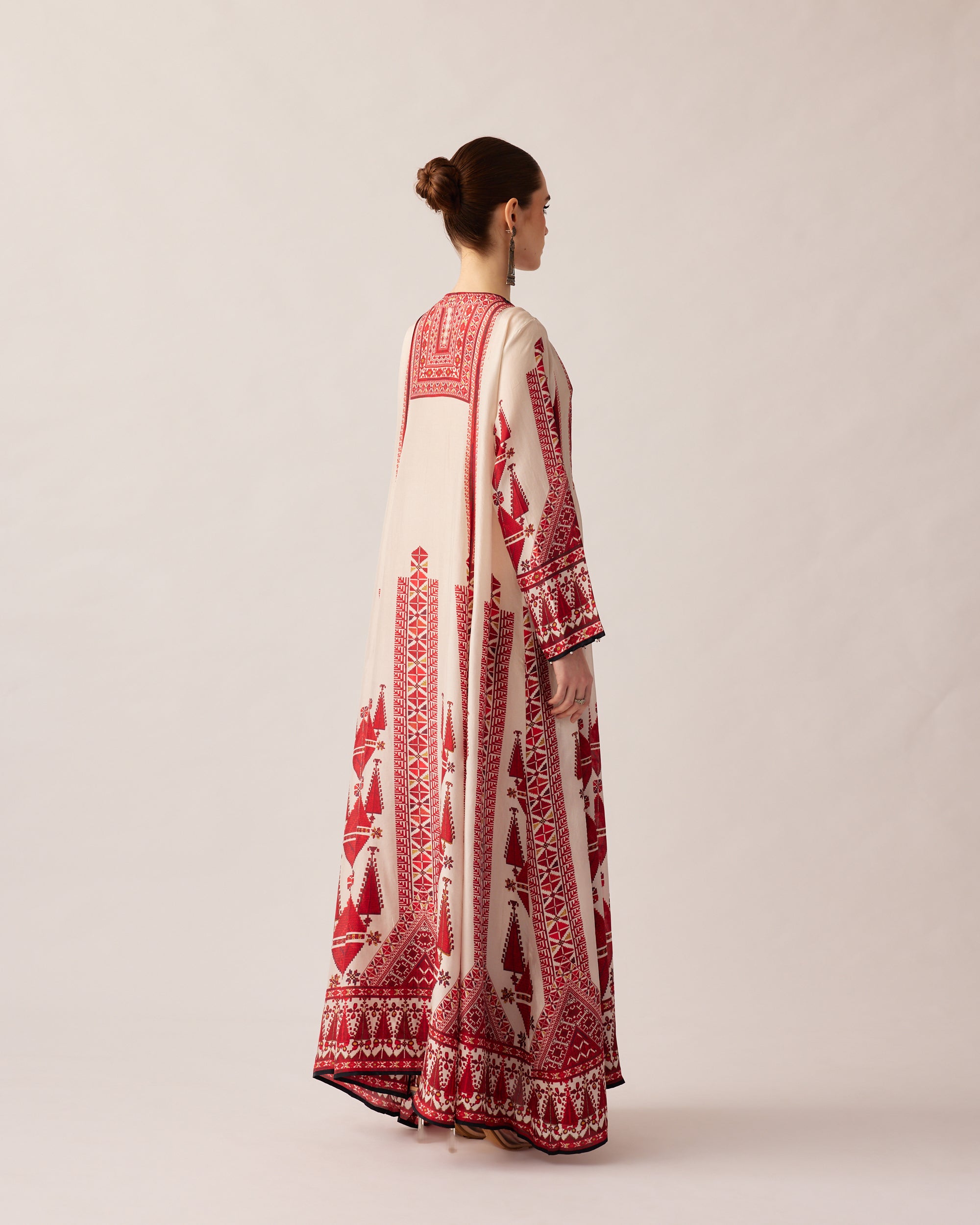Bukhara : Anisha - Ivory/Red
