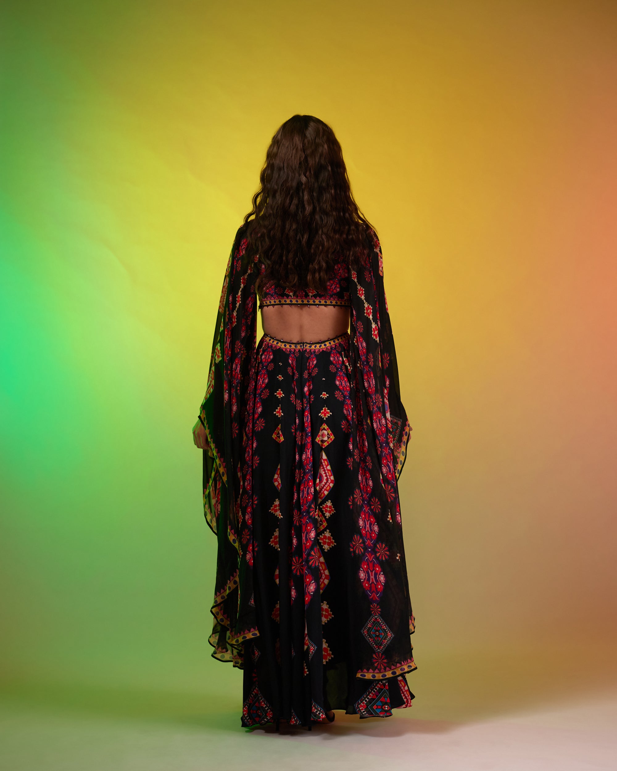 Sicily : Aurora - Black/Multi