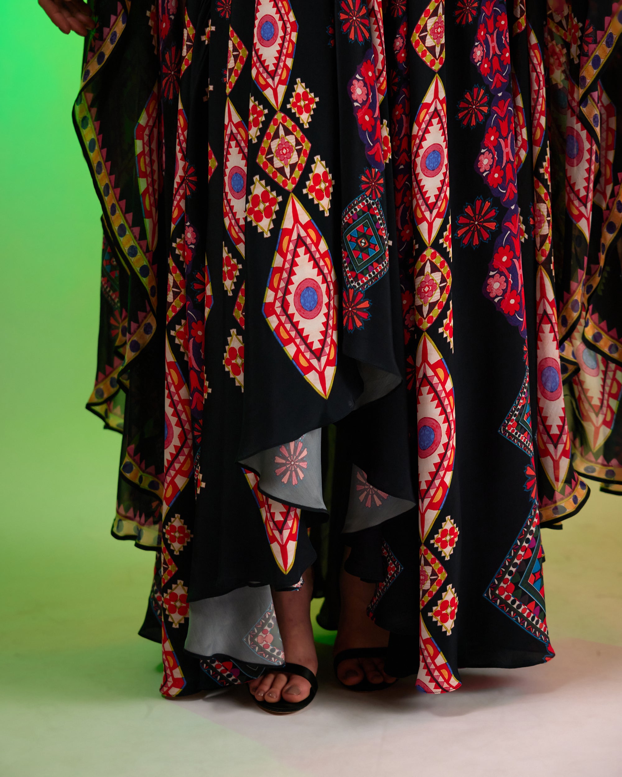 Sicily : Aurora - Black/Multi