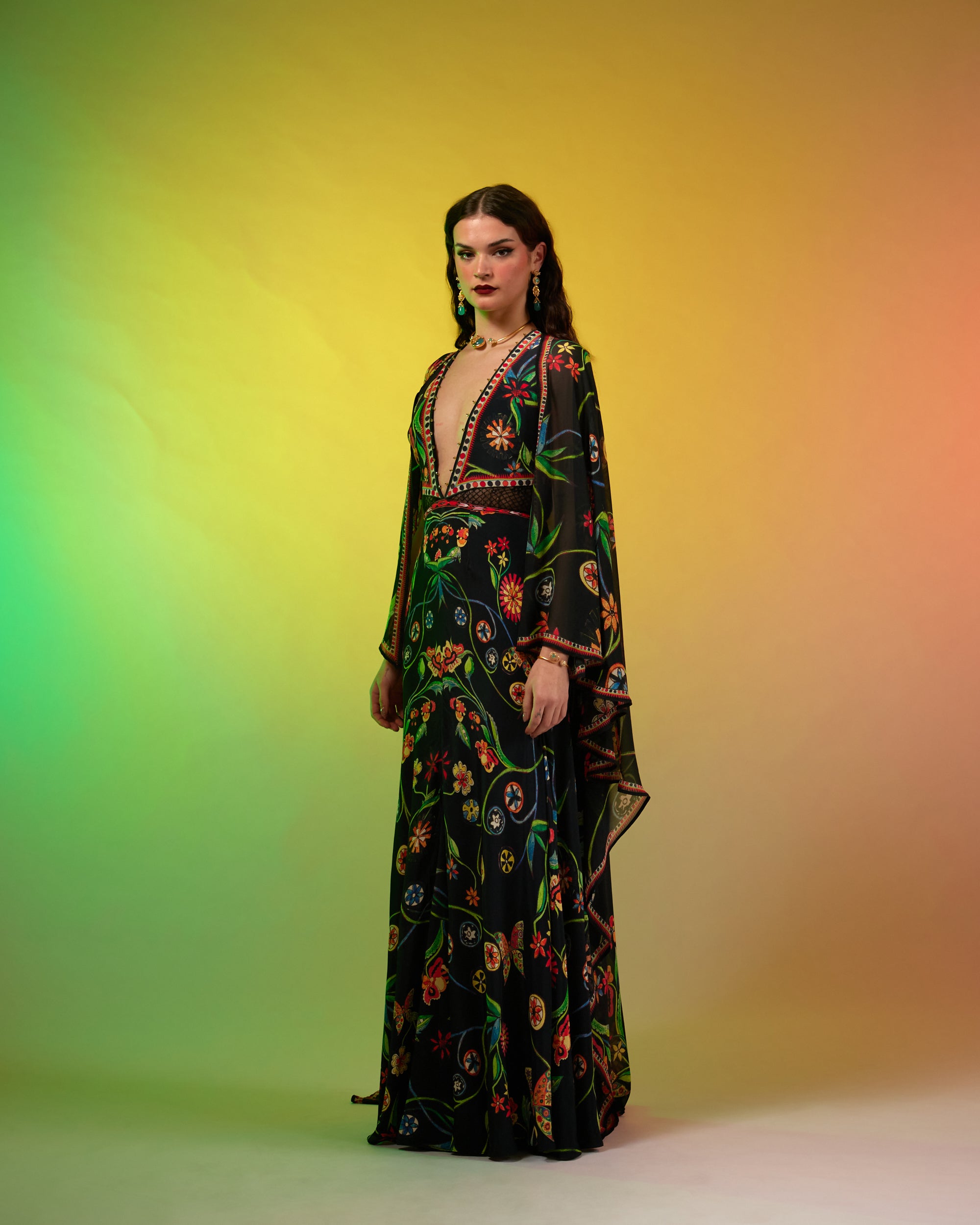 Sicily : Camilla - Black/Multi