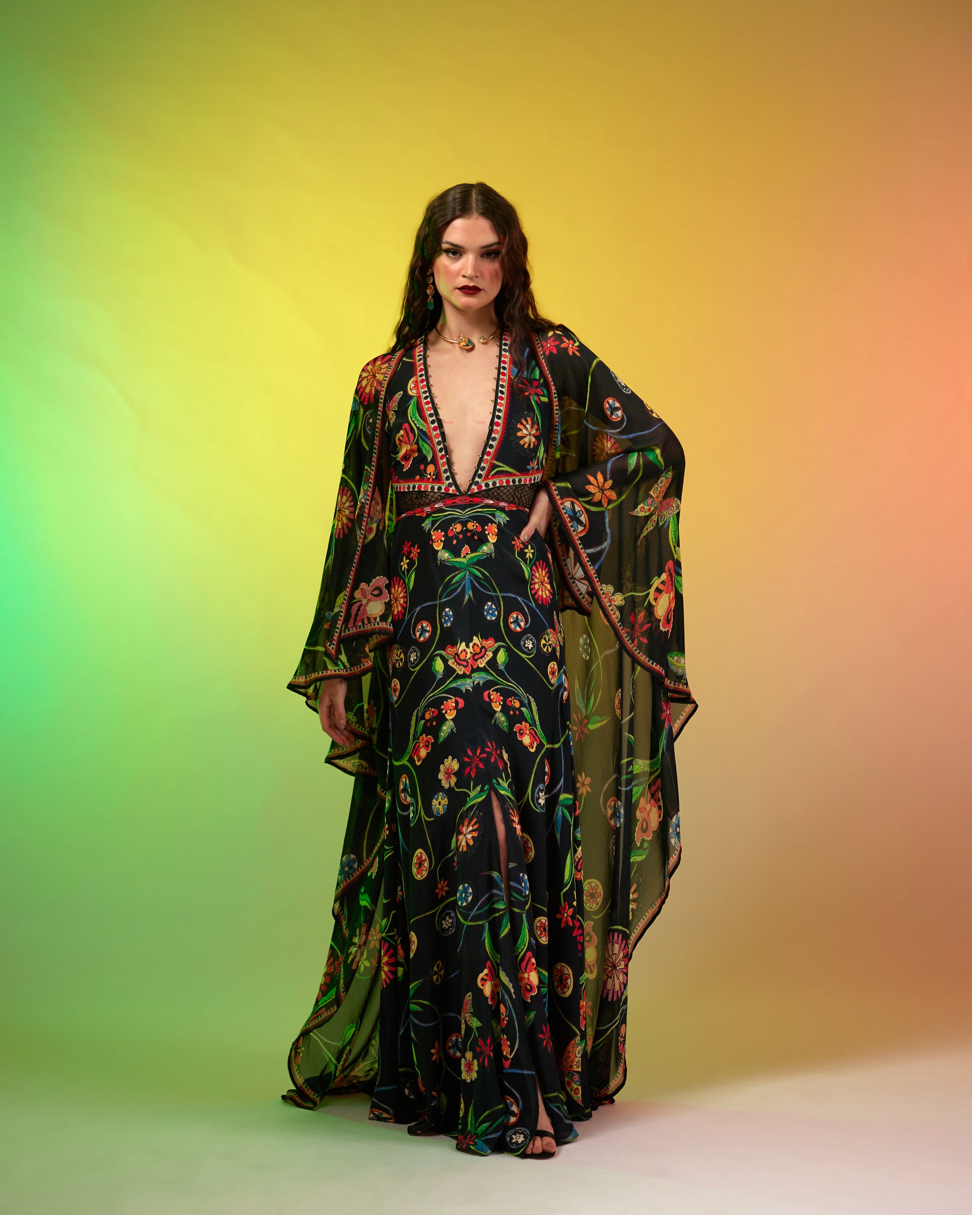 Sicily : Camilla - Black/Multi